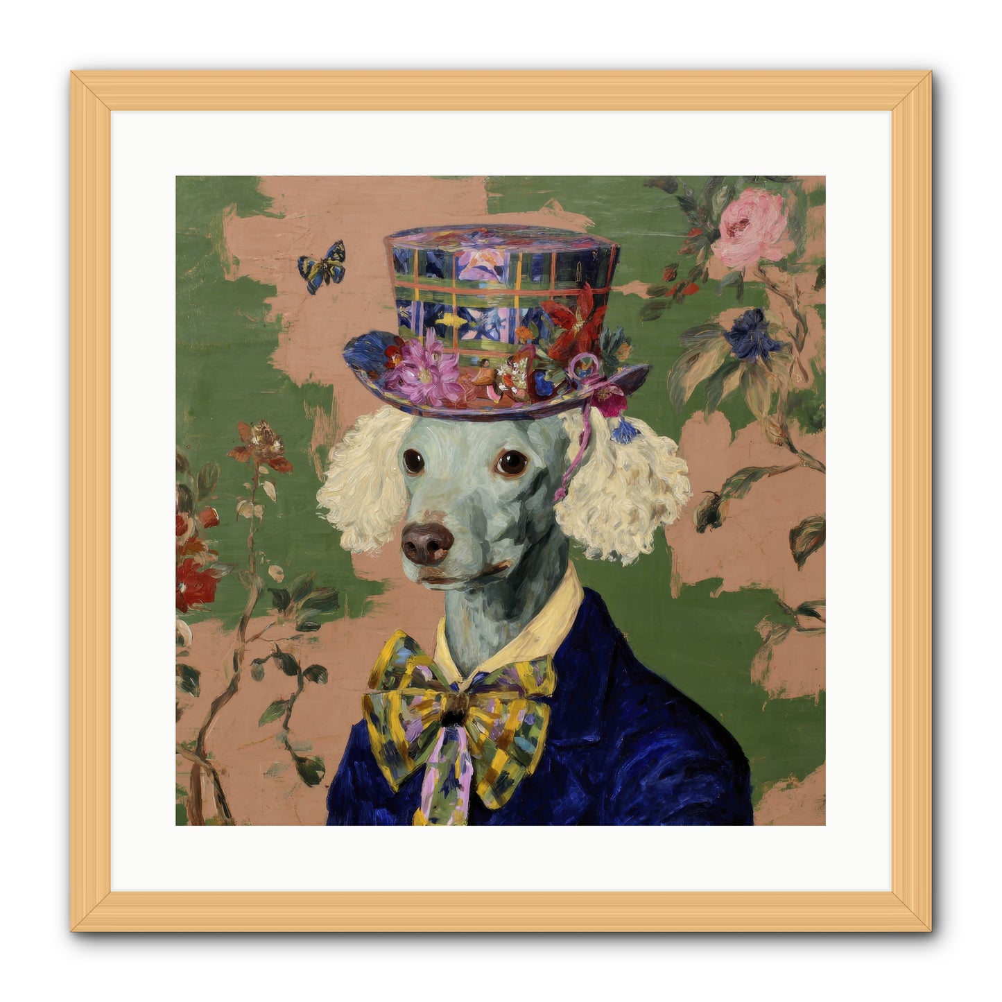 The Country Estate -- Framed Print - Natural 20x20