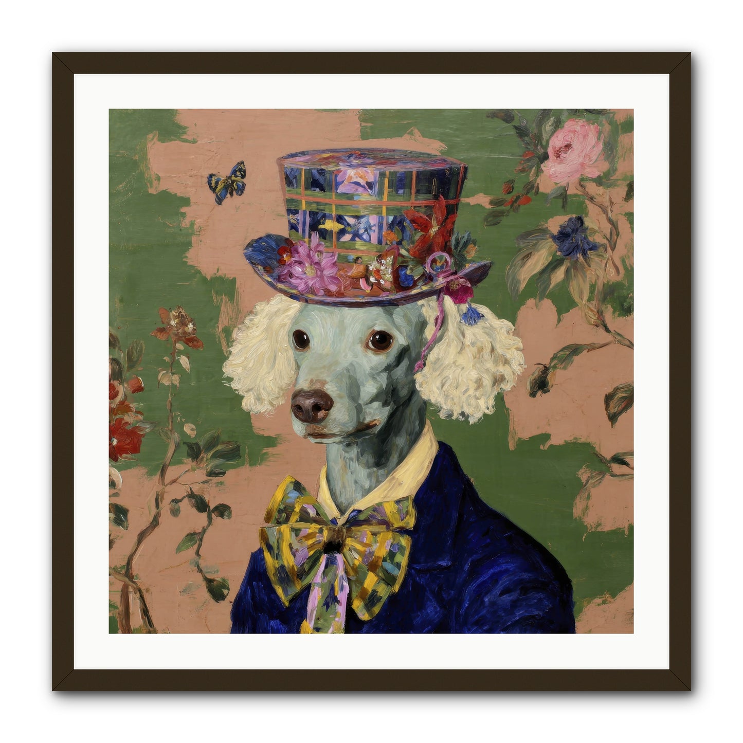 The Country Estate -- Framed Print - Black 30x30