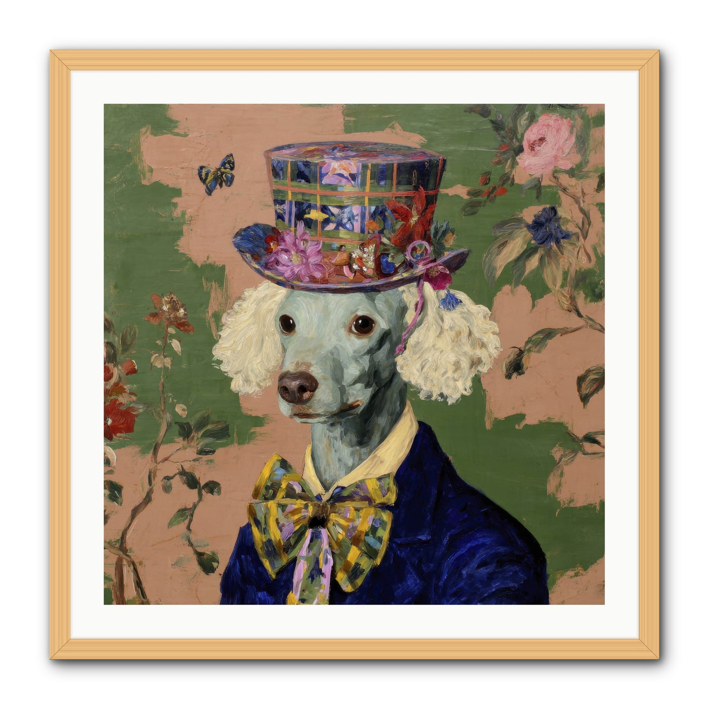 The Country Estate -- Framed Print - Natural 30x30