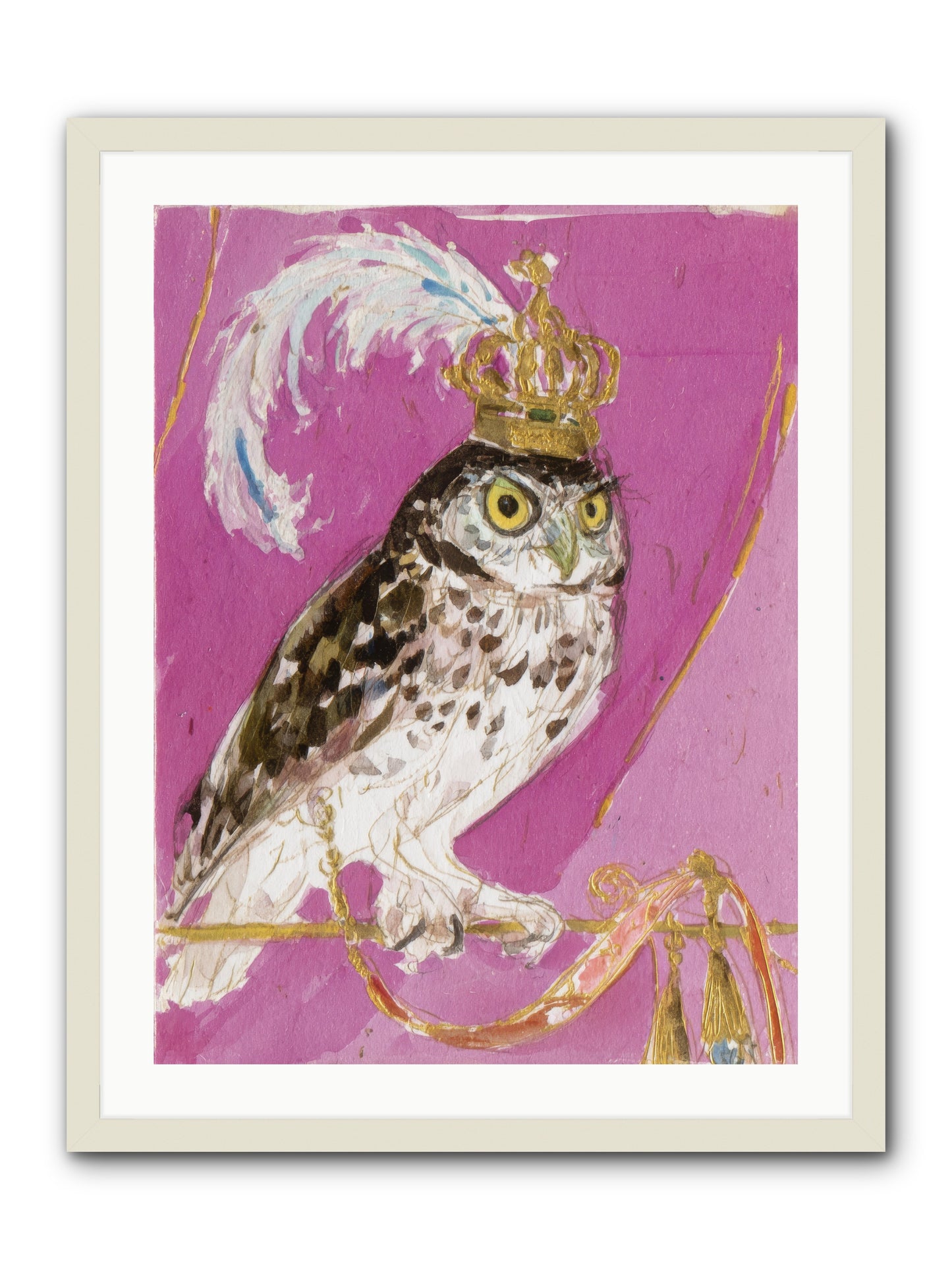 The Cricket Blazer Affair -- Framed Print - White 24x32