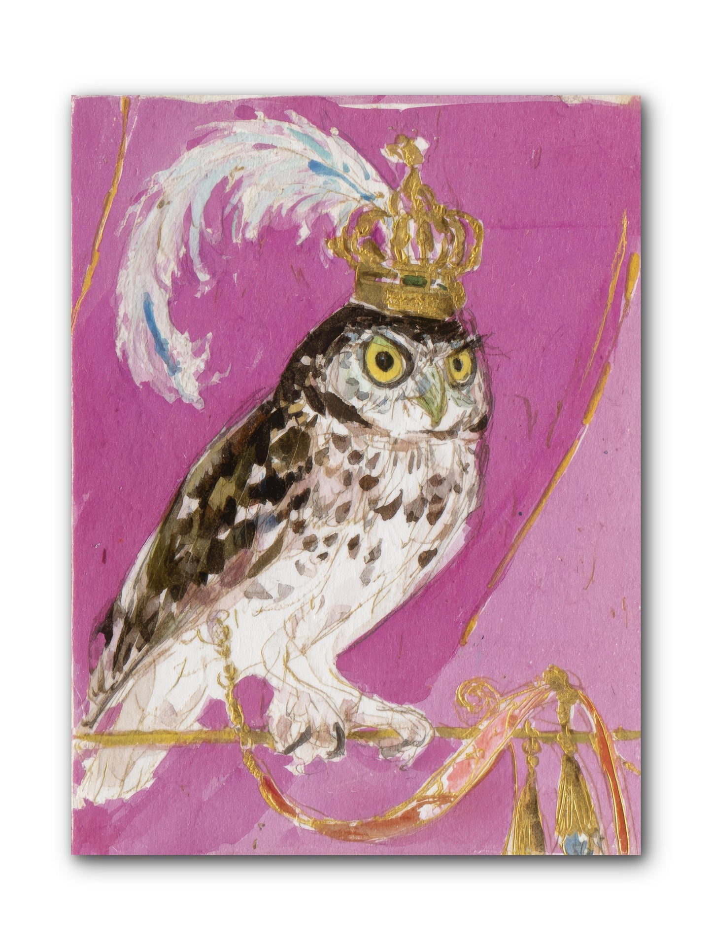 The Cricket Blazer Affair -- Wrapped Canvas 9x12