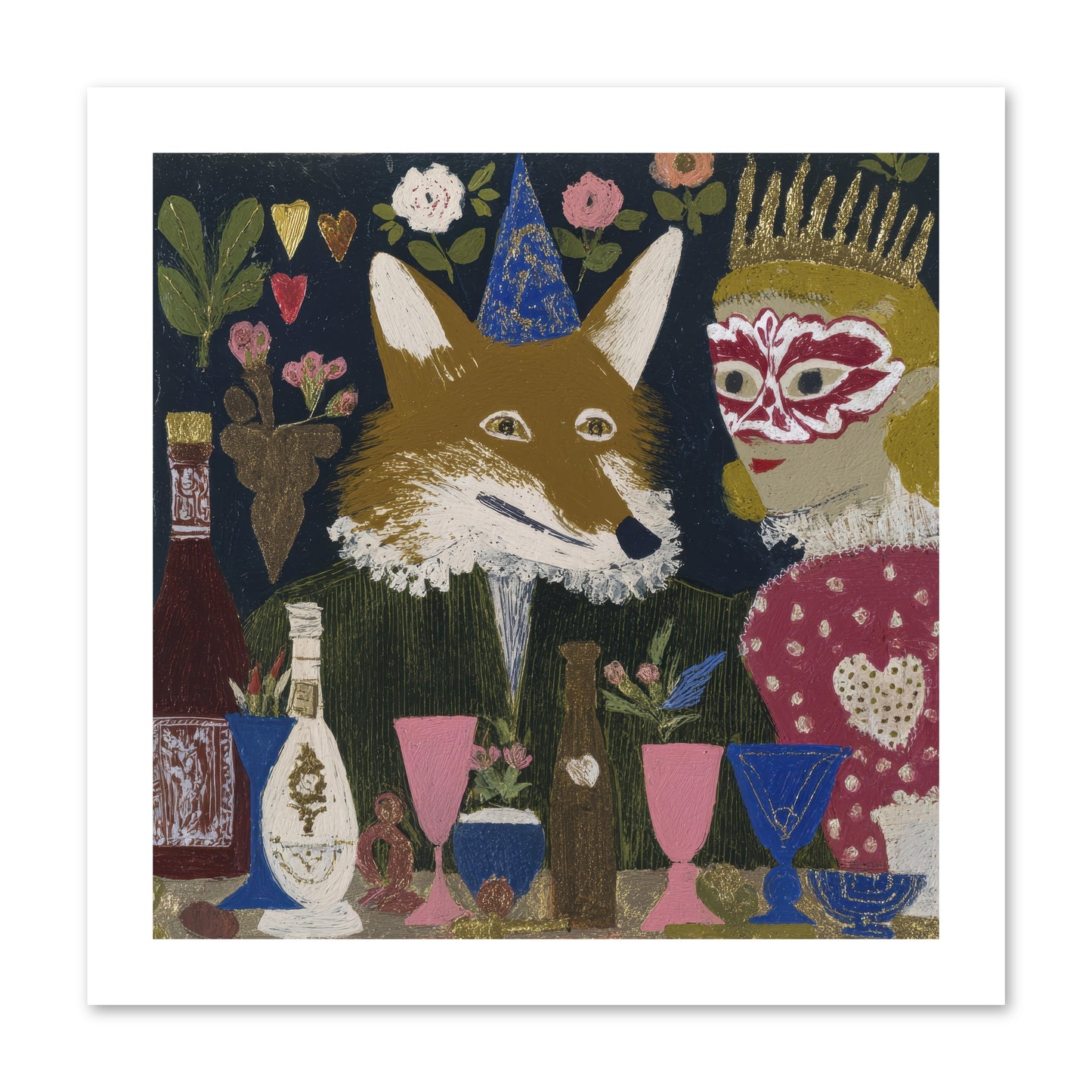 The Crown She Never Asked For -- Paper Print 12x12