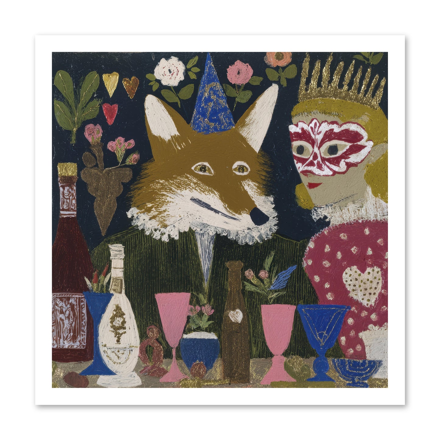 The Crown She Never Asked For -- Loose Canvas Print 20x20