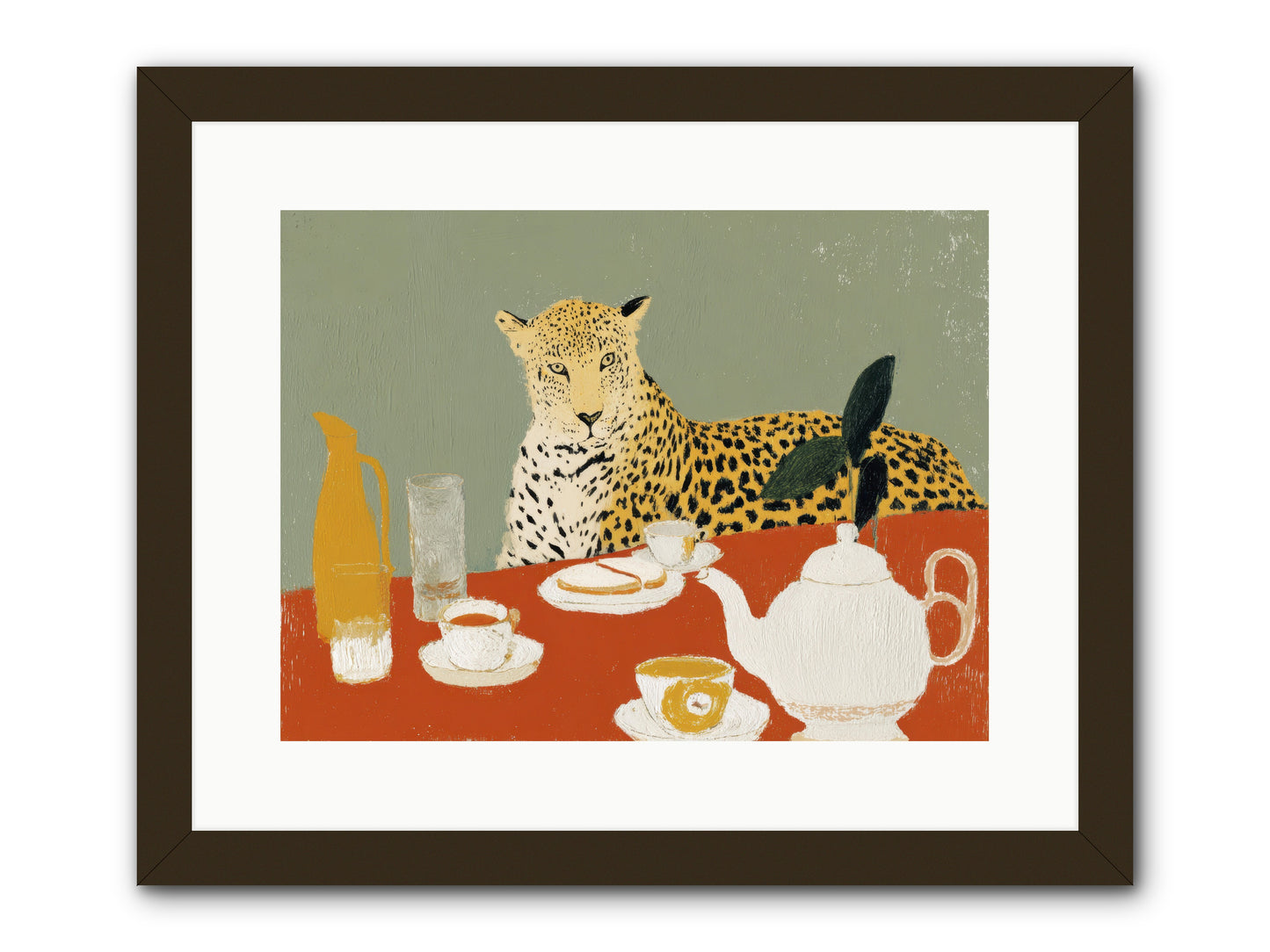 The Curator's Menagerie -- Framed Print - Black 16x12
