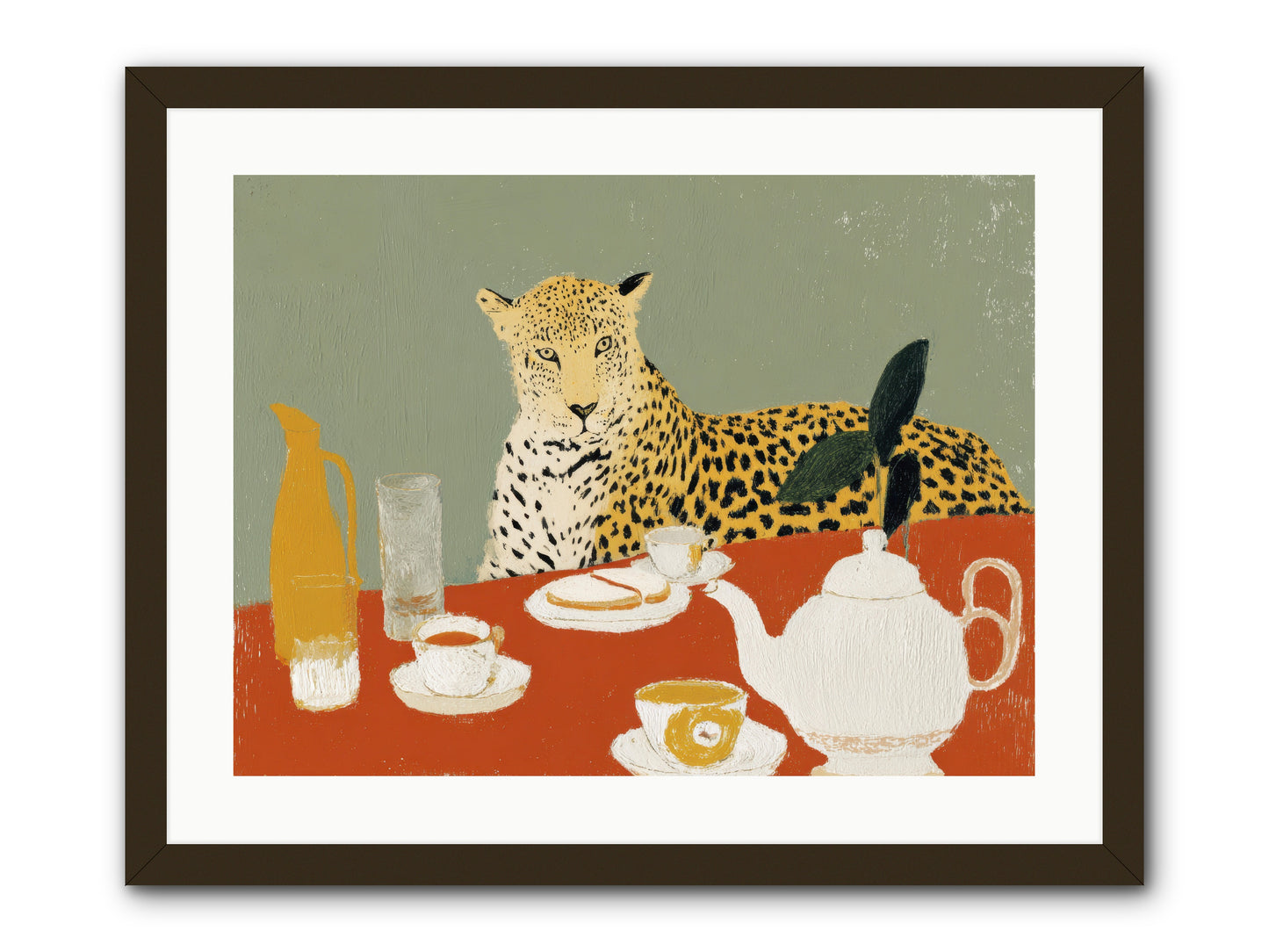 The Curator's Menagerie -- Framed Print - Black 24x18