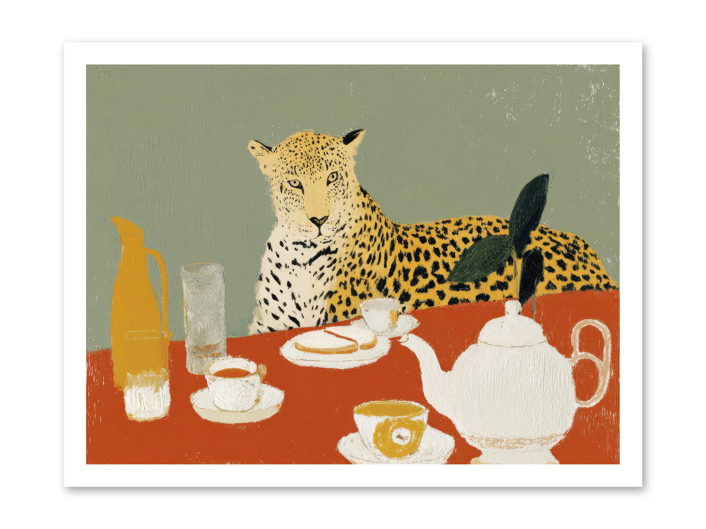 The Curator's Menagerie -- Loose Canvas Print 24x18