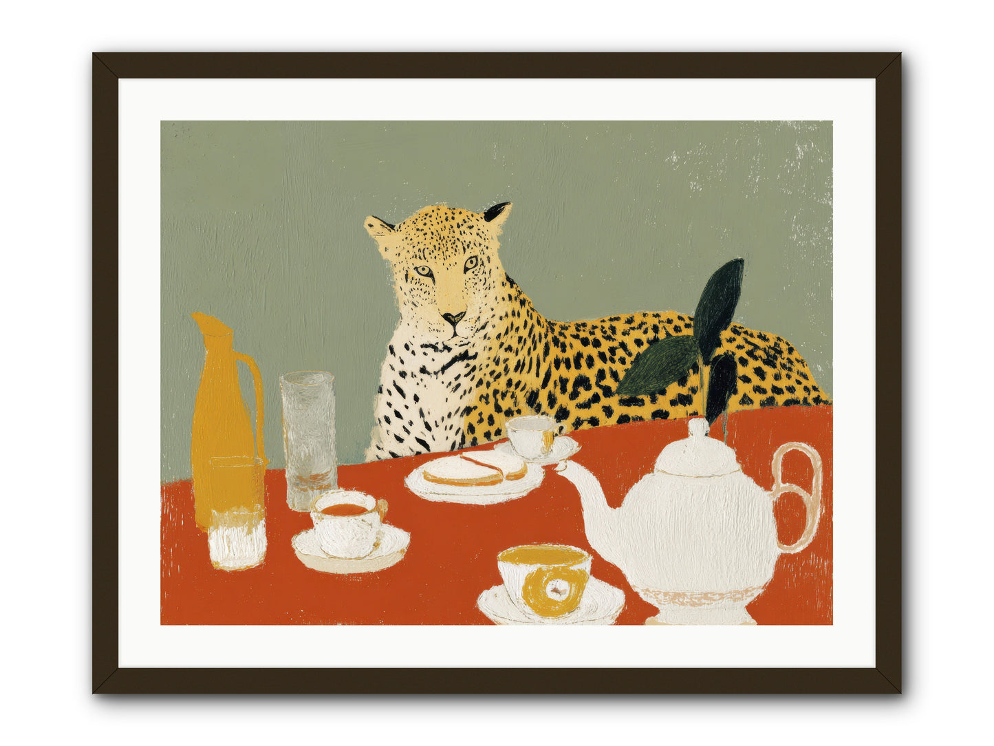 The Curator's Menagerie -- Framed Print - Black 32x24