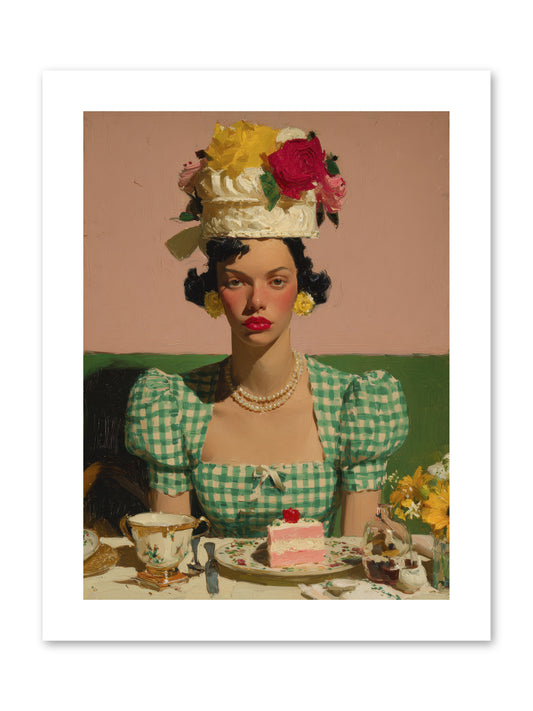 The Daffodil Supper Club -- Paper Print 9x12