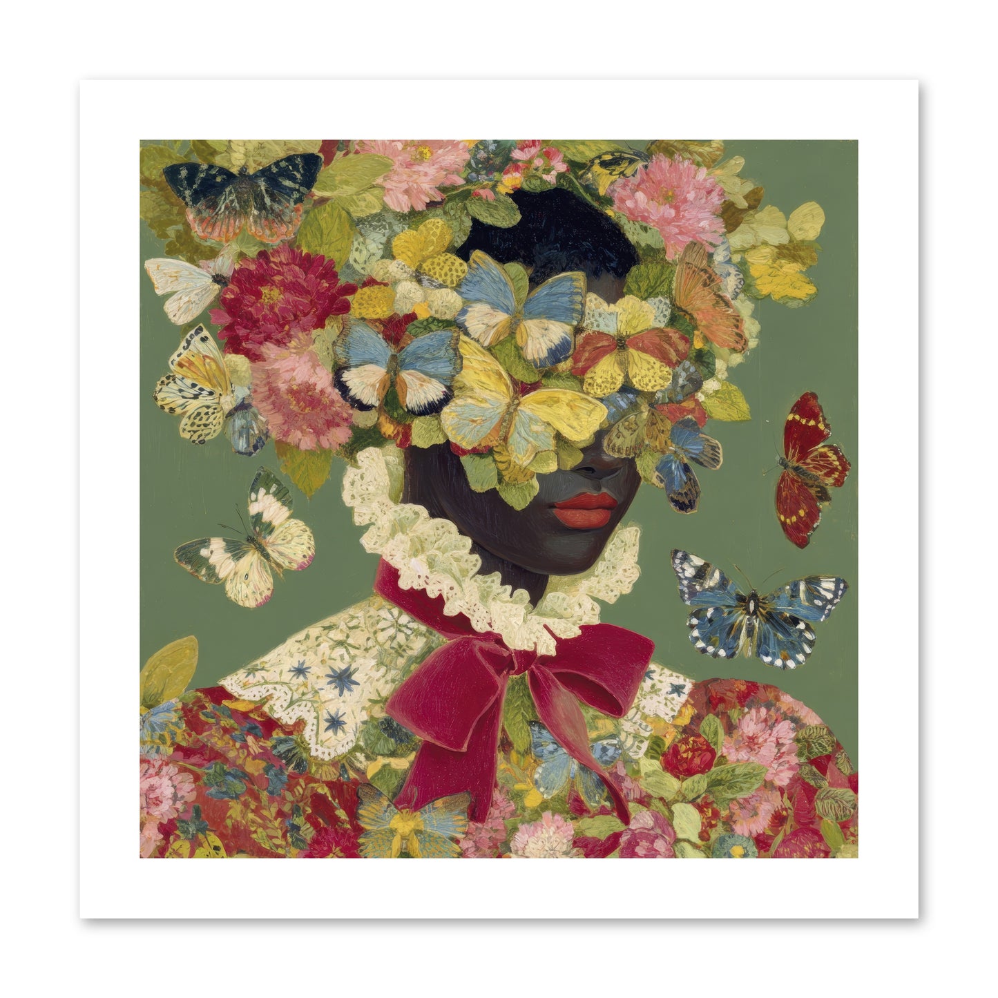 The Dahlia Atelier No. 1-REZ -- Paper Print 12x12