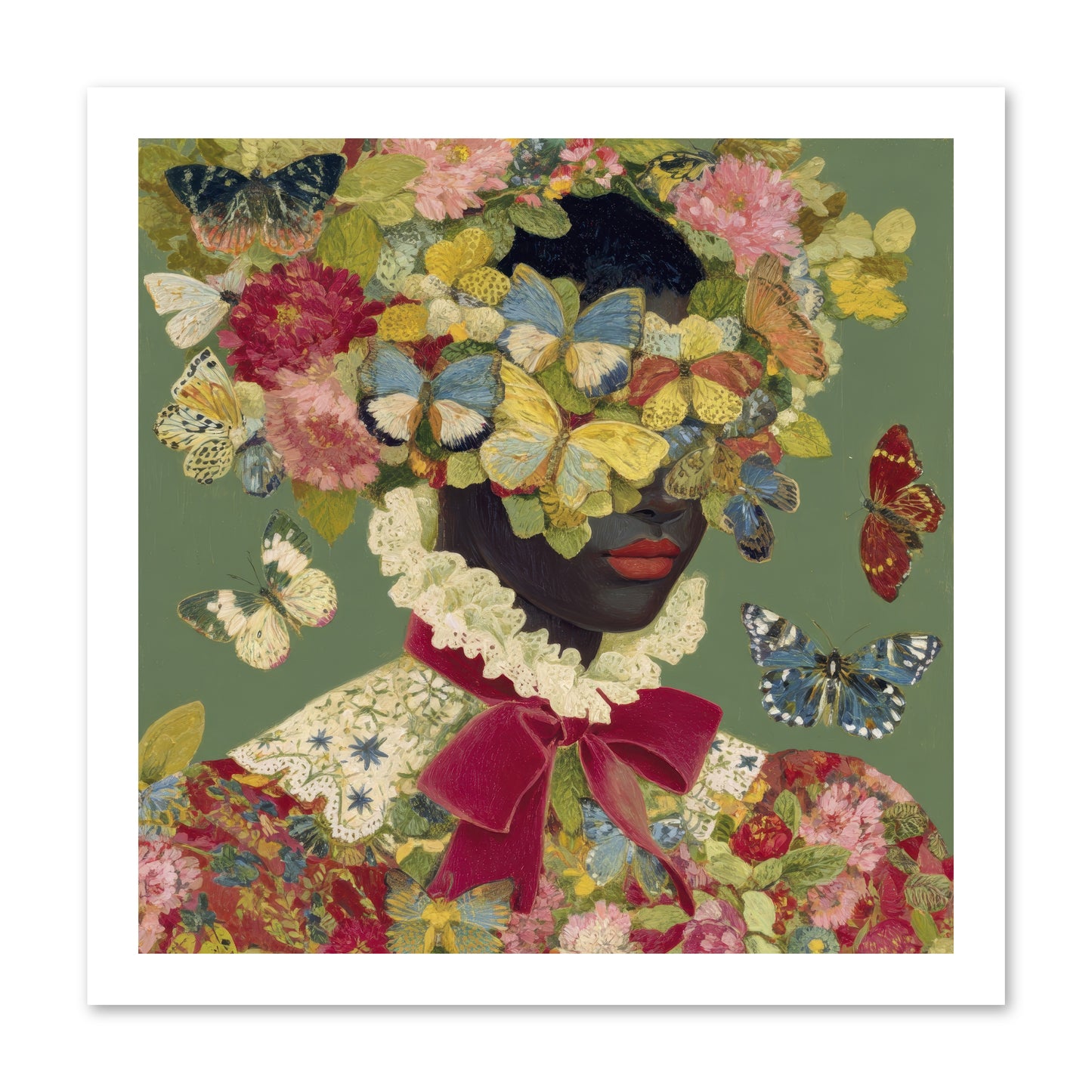 The Dahlia Atelier No. 1-REZ -- Paper Print 16x16