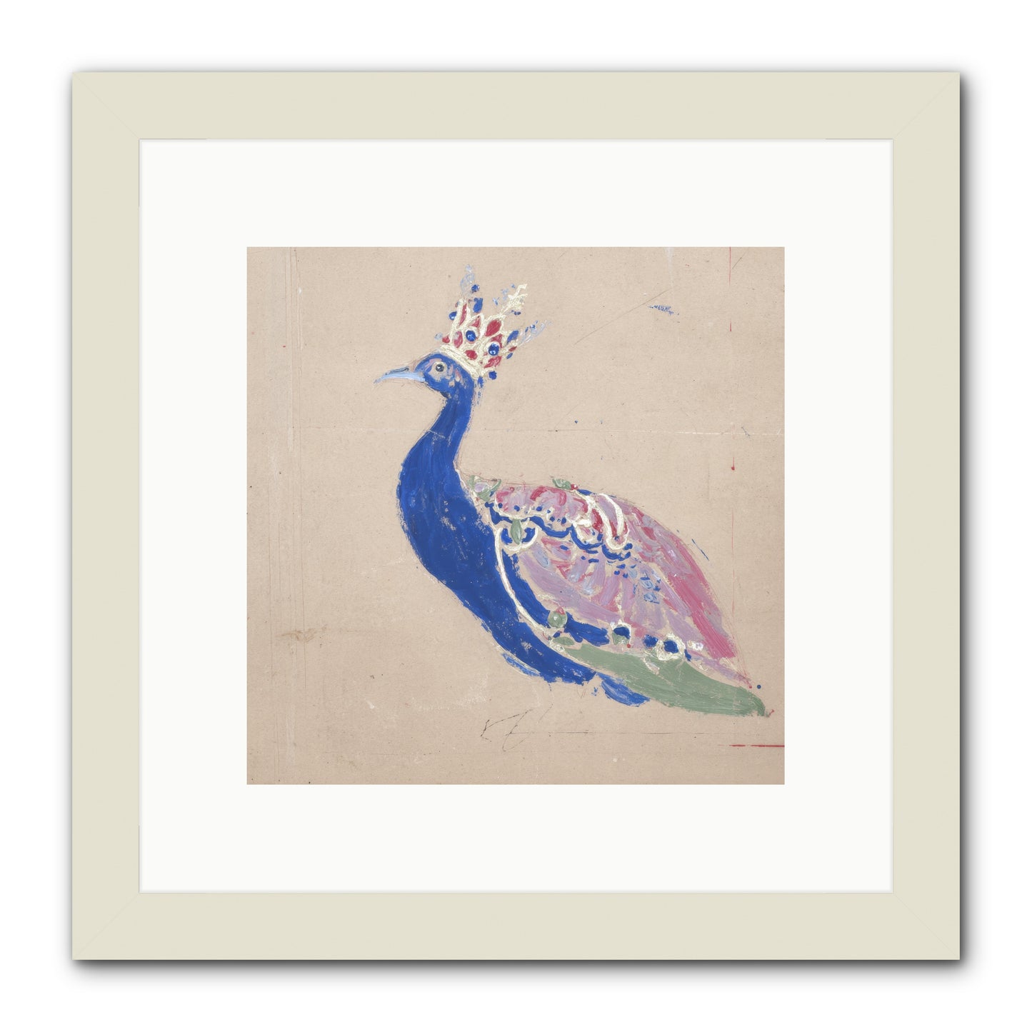 The Dapper Botanist -- Framed Print - White 10x10