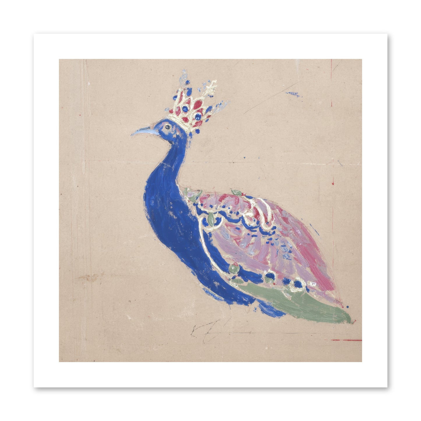 The Dapper Botanist -- Loose Canvas Print 12x12