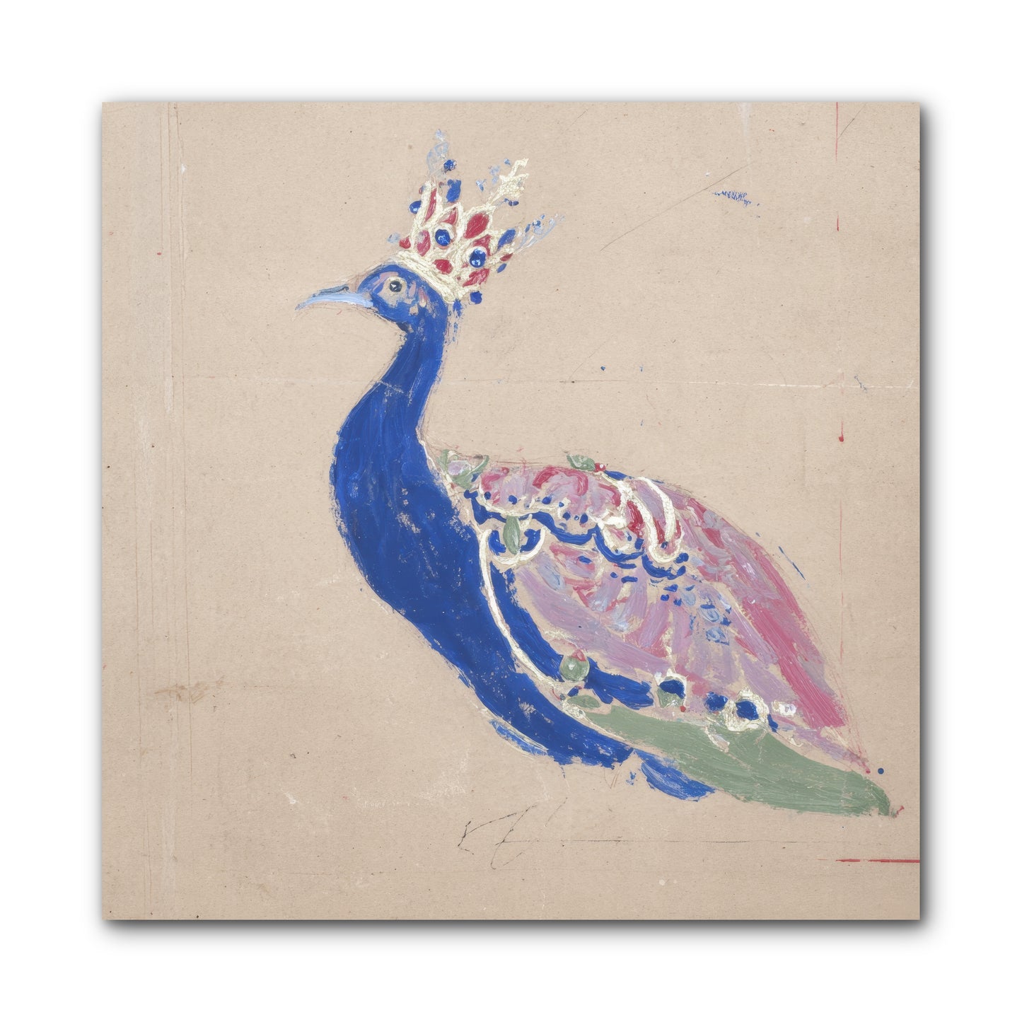 The Dapper Botanist -- Wrapped Canvas 10x10