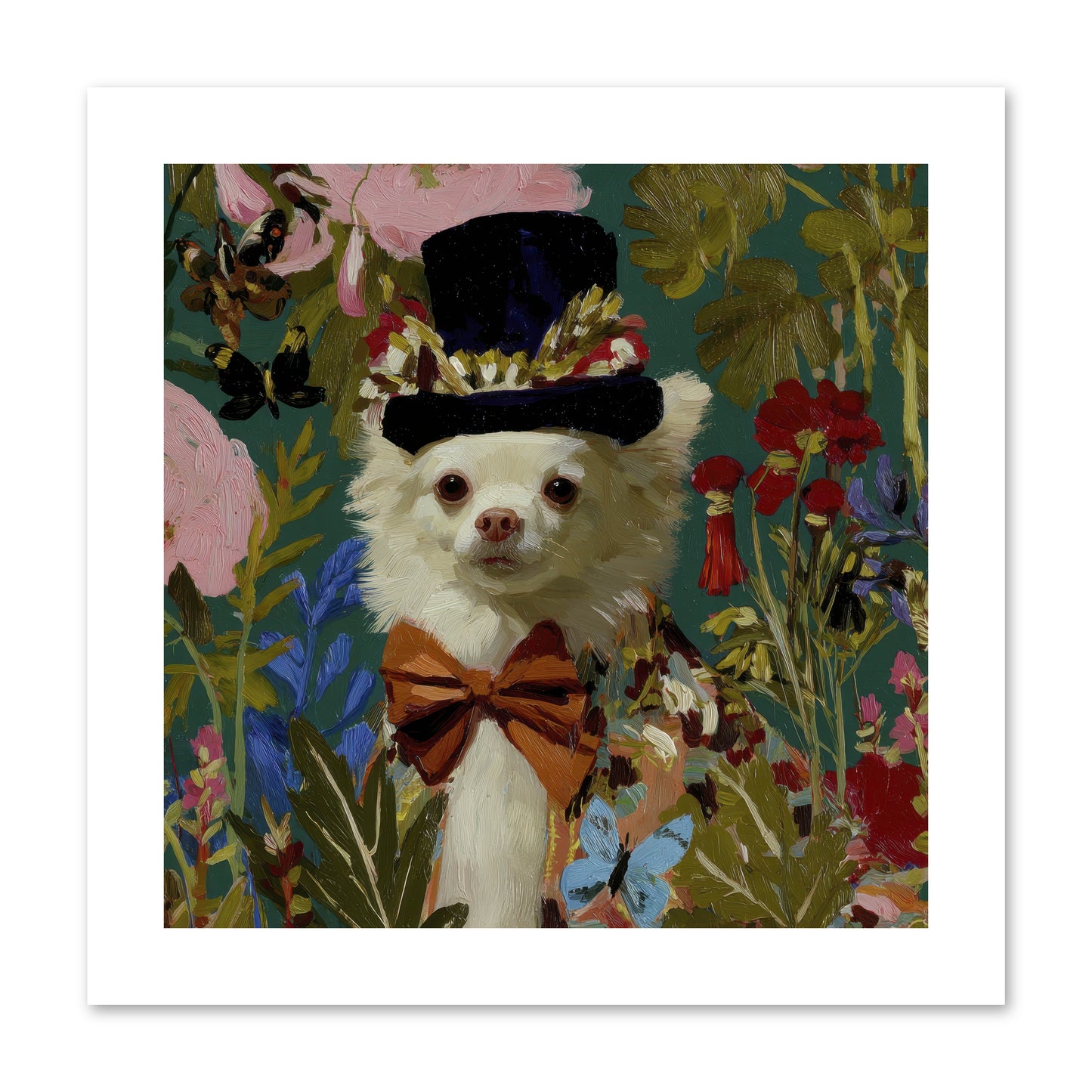 The Dappled Blazer -- Loose Canvas Print 10x10
