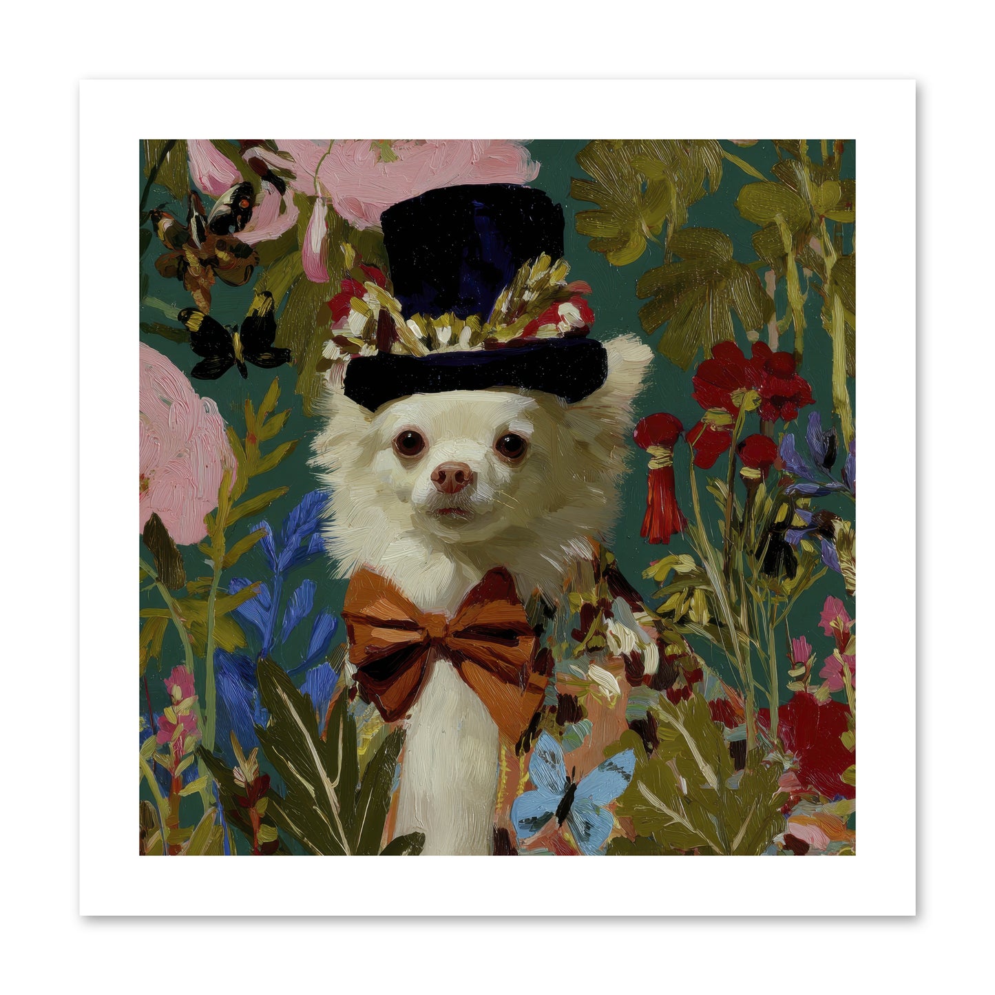 The Dappled Blazer -- Loose Canvas Print 12x12