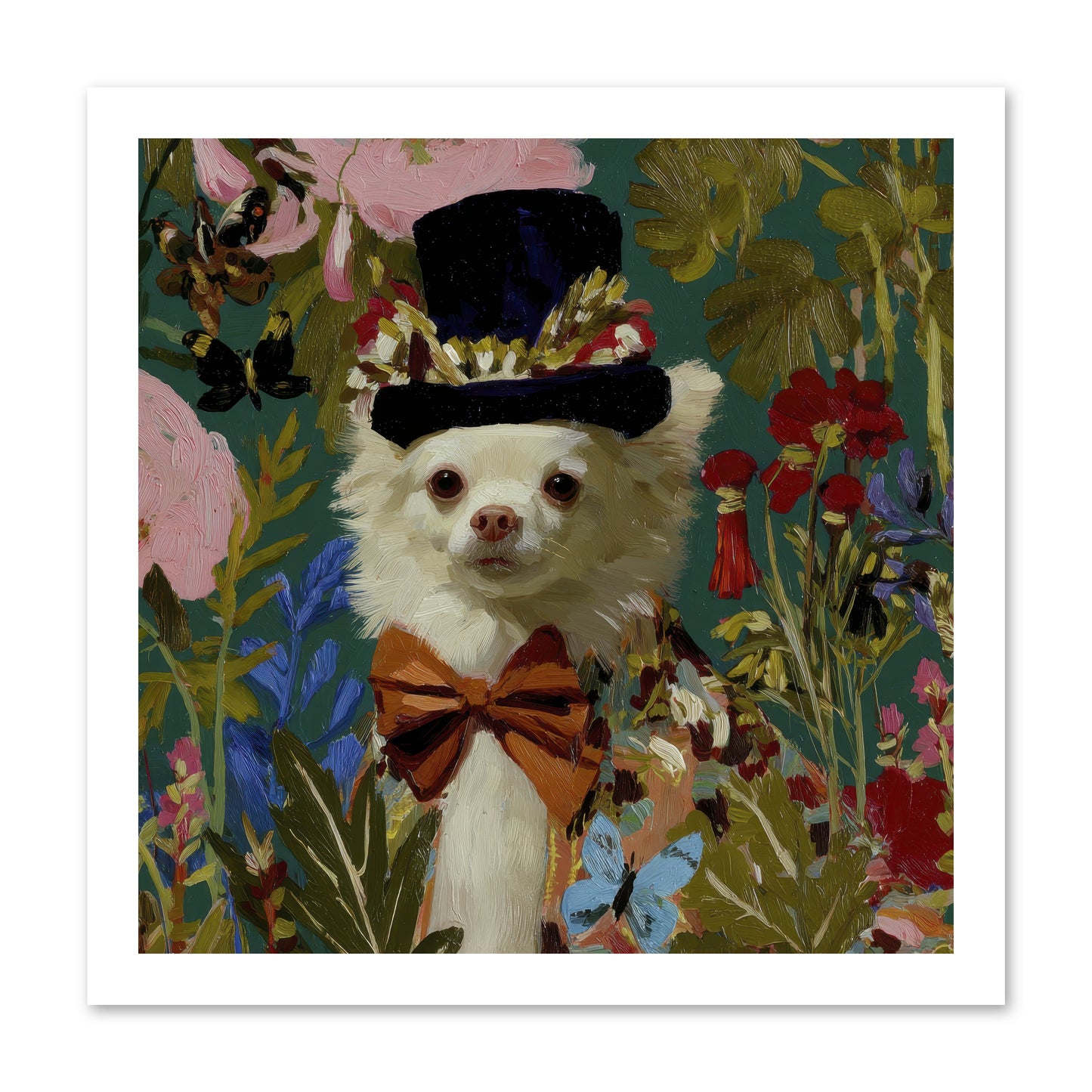 The Dappled Blazer -- Loose Canvas Print 16x16