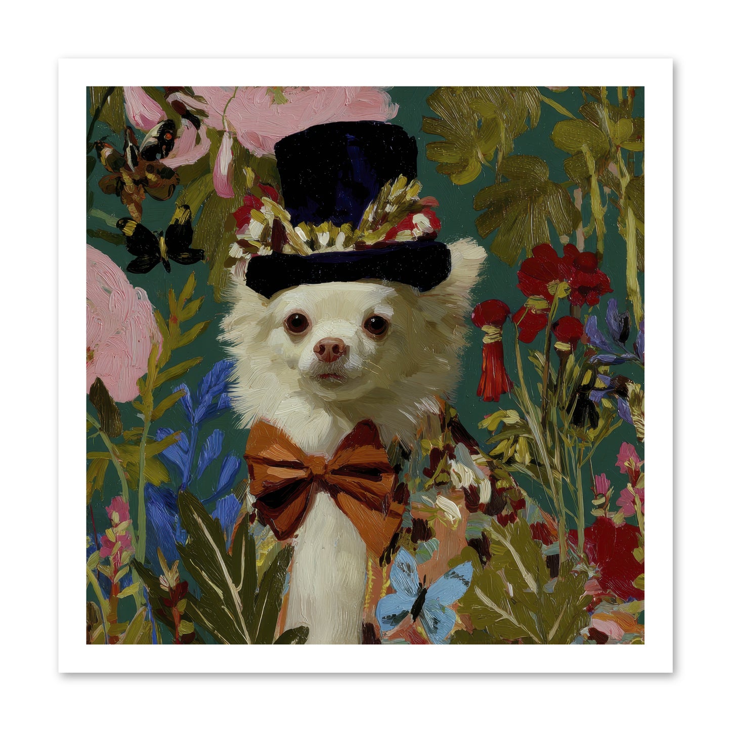 The Dappled Blazer -- Loose Canvas Print 20x20