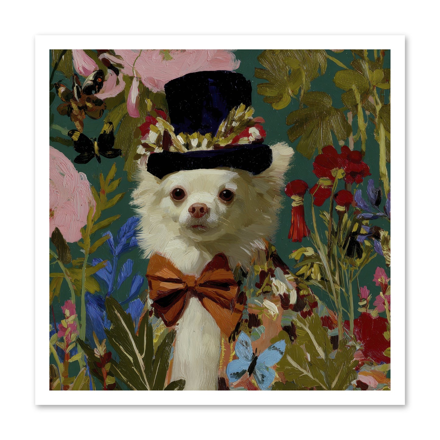 The Dappled Blazer -- Loose Canvas Print 24x24