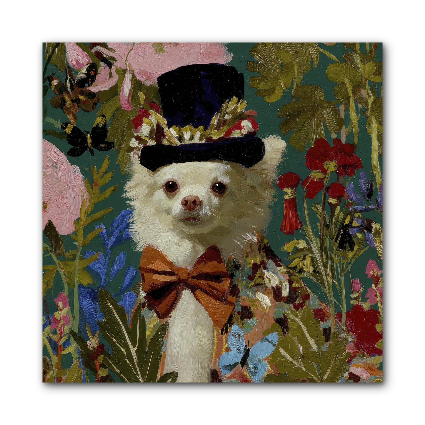 The Dappled Blazer -- Wrapped Canvas 10x10