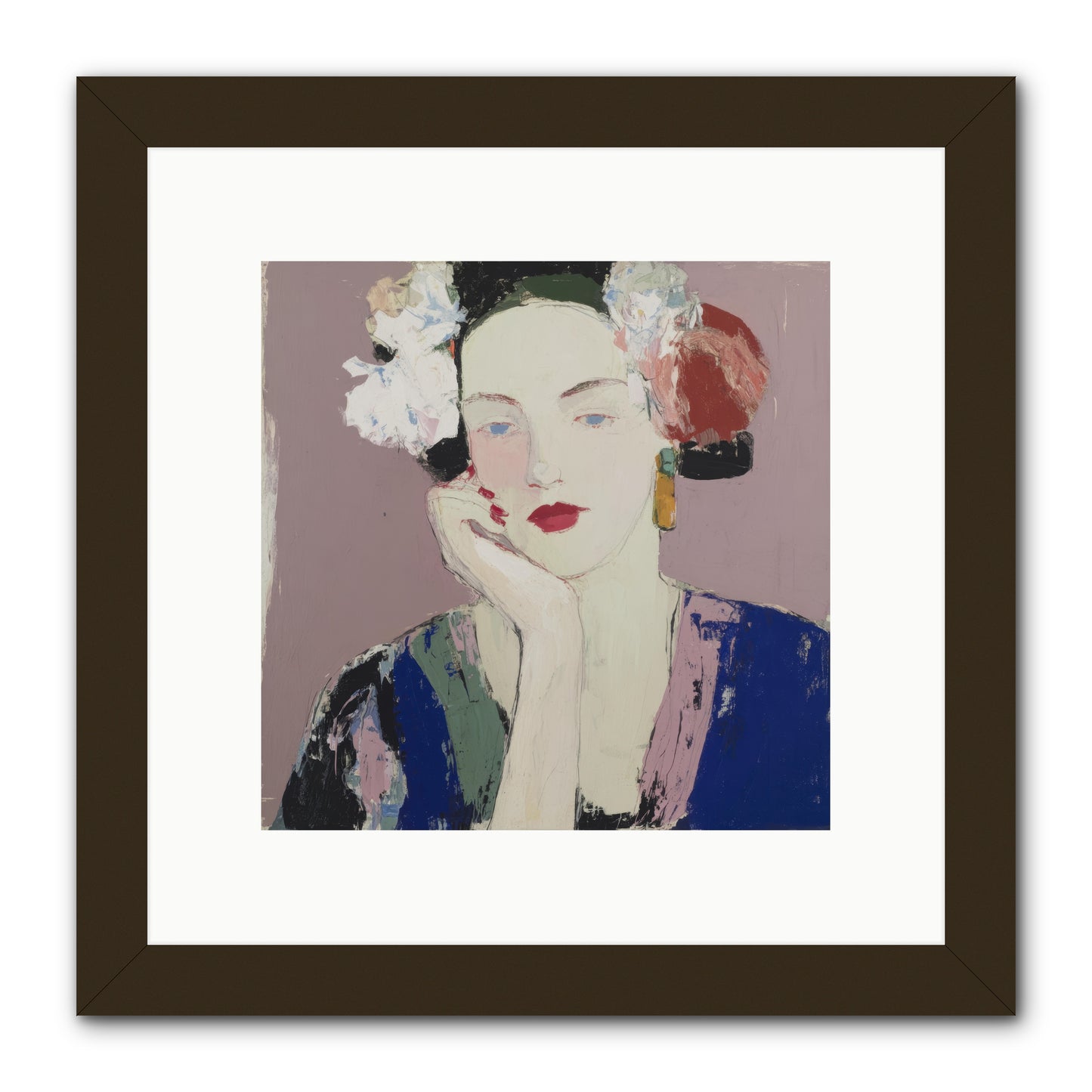 The Daydreamer's Companion -- Framed Print - Black 10x10