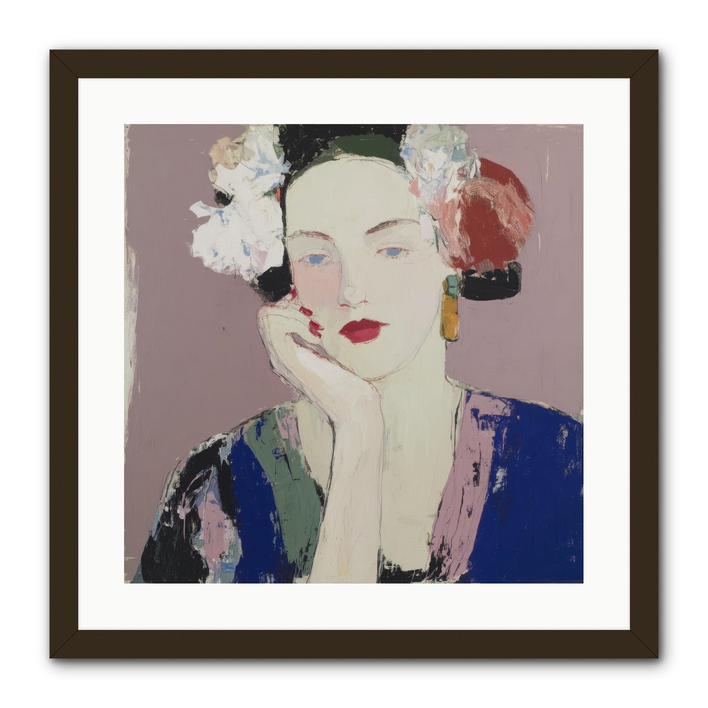 The Daydreamer's Companion -- Framed Print - Black 20x20