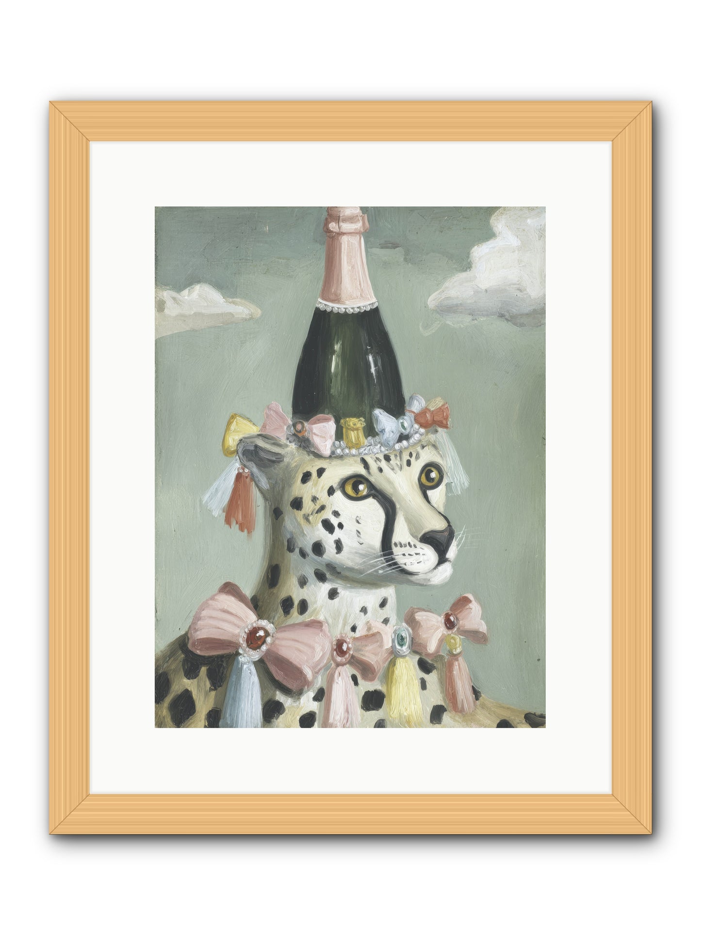 The Dazzling Interlude -- Framed Print - Natural 12x16