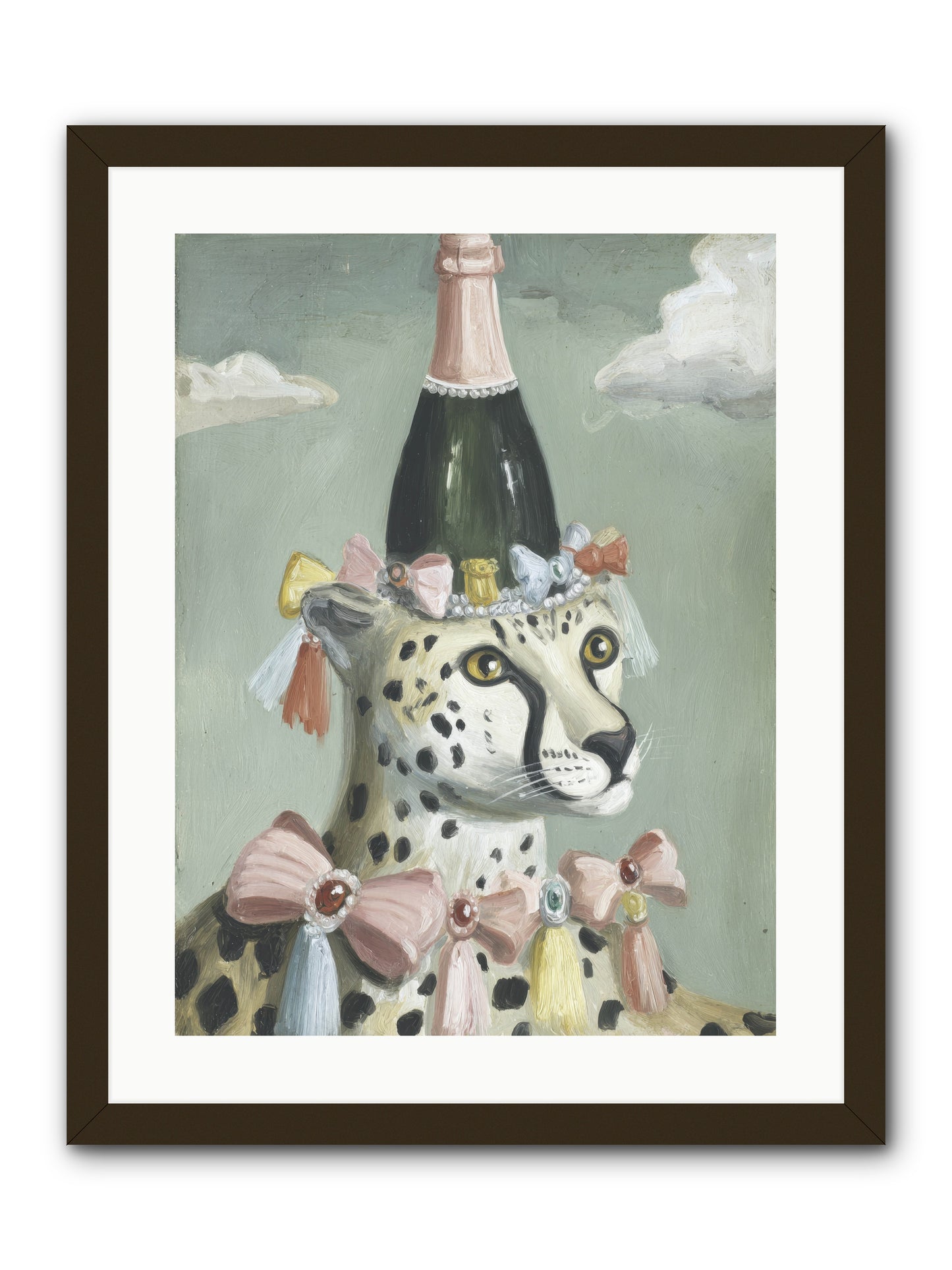 The Dazzling Interlude -- Framed Print - Black 18x24
