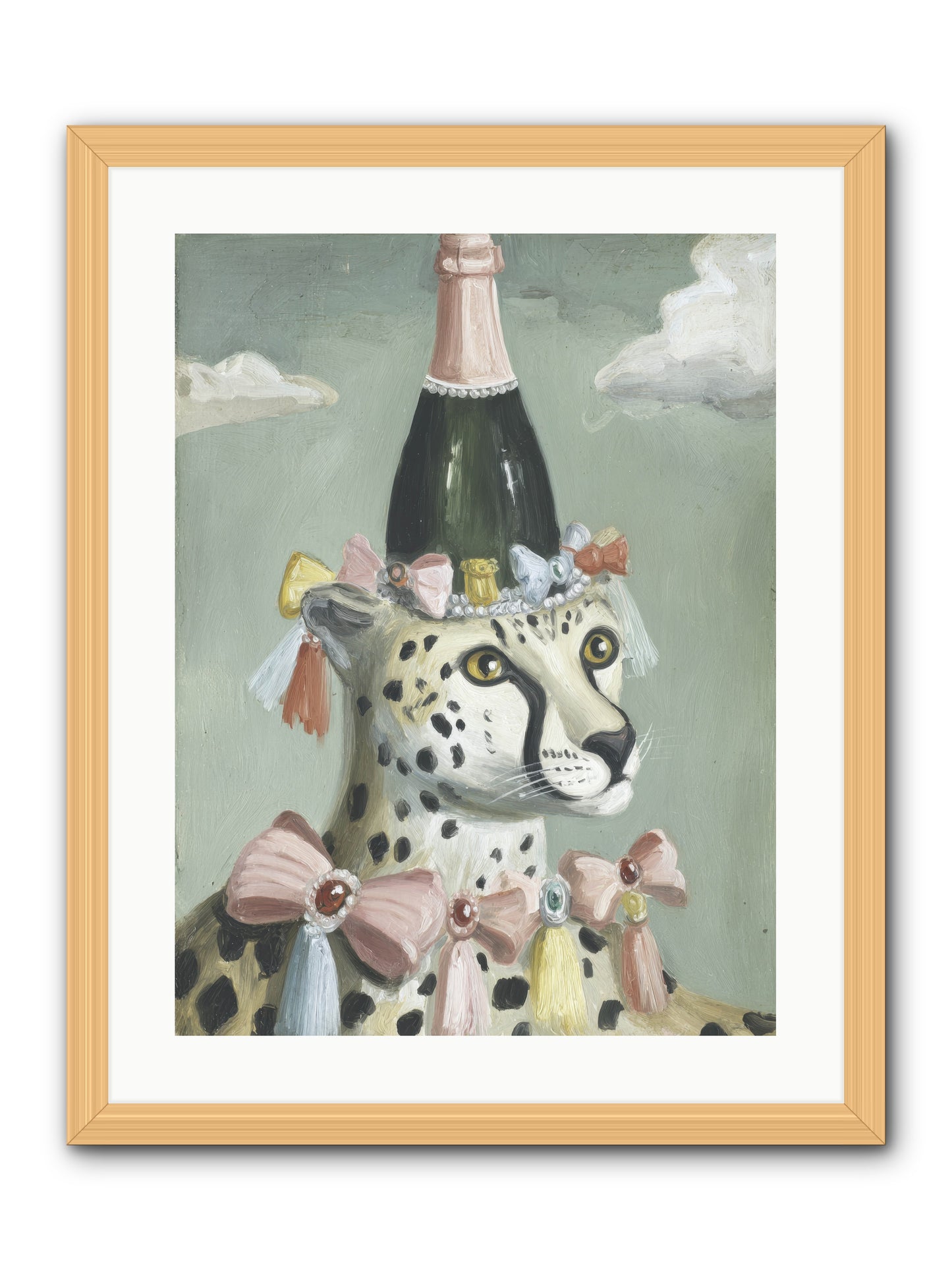 The Dazzling Interlude -- Framed Print - Natural 18x24