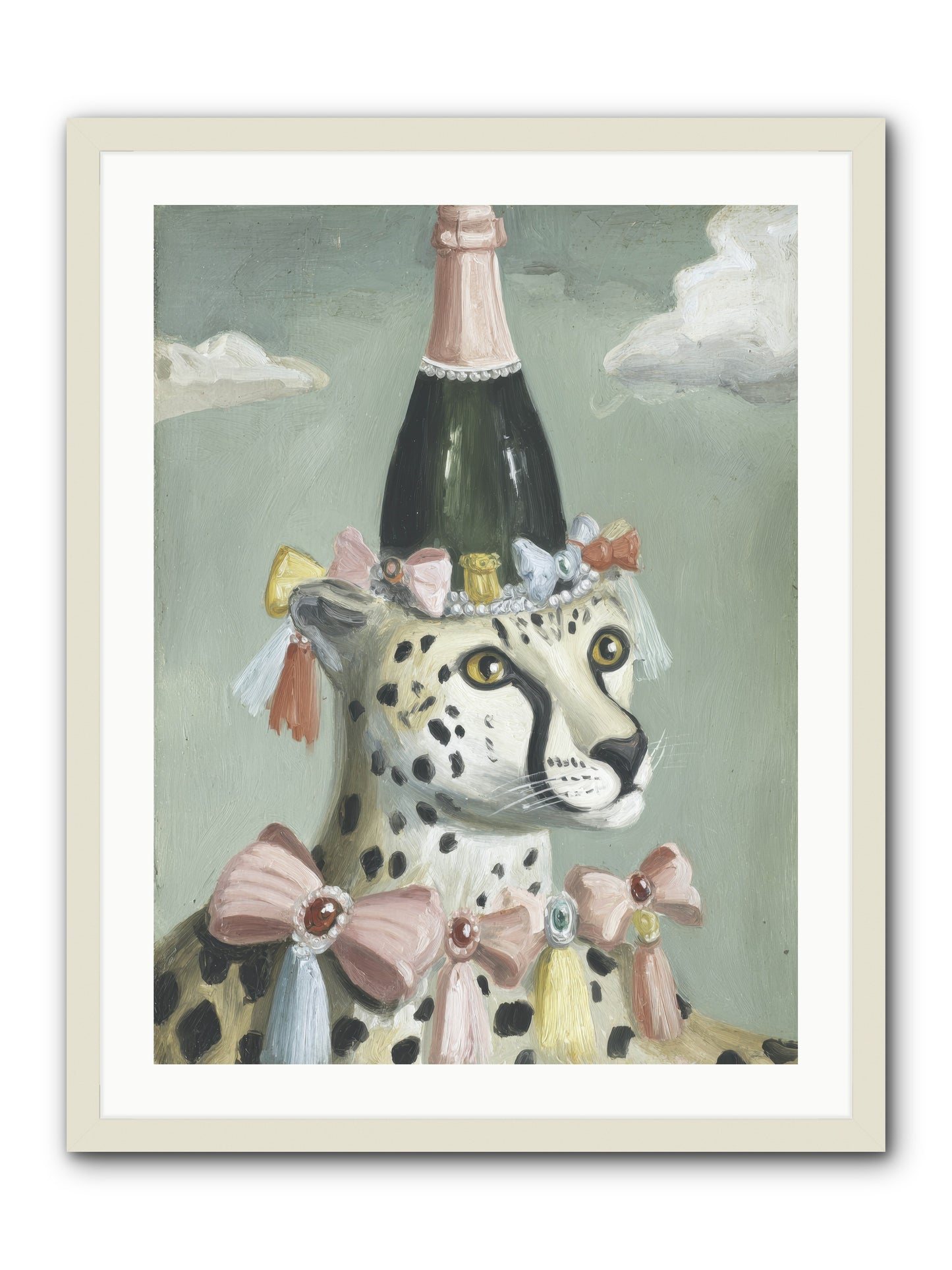 The Dazzling Interlude -- Framed Print - White 24x32