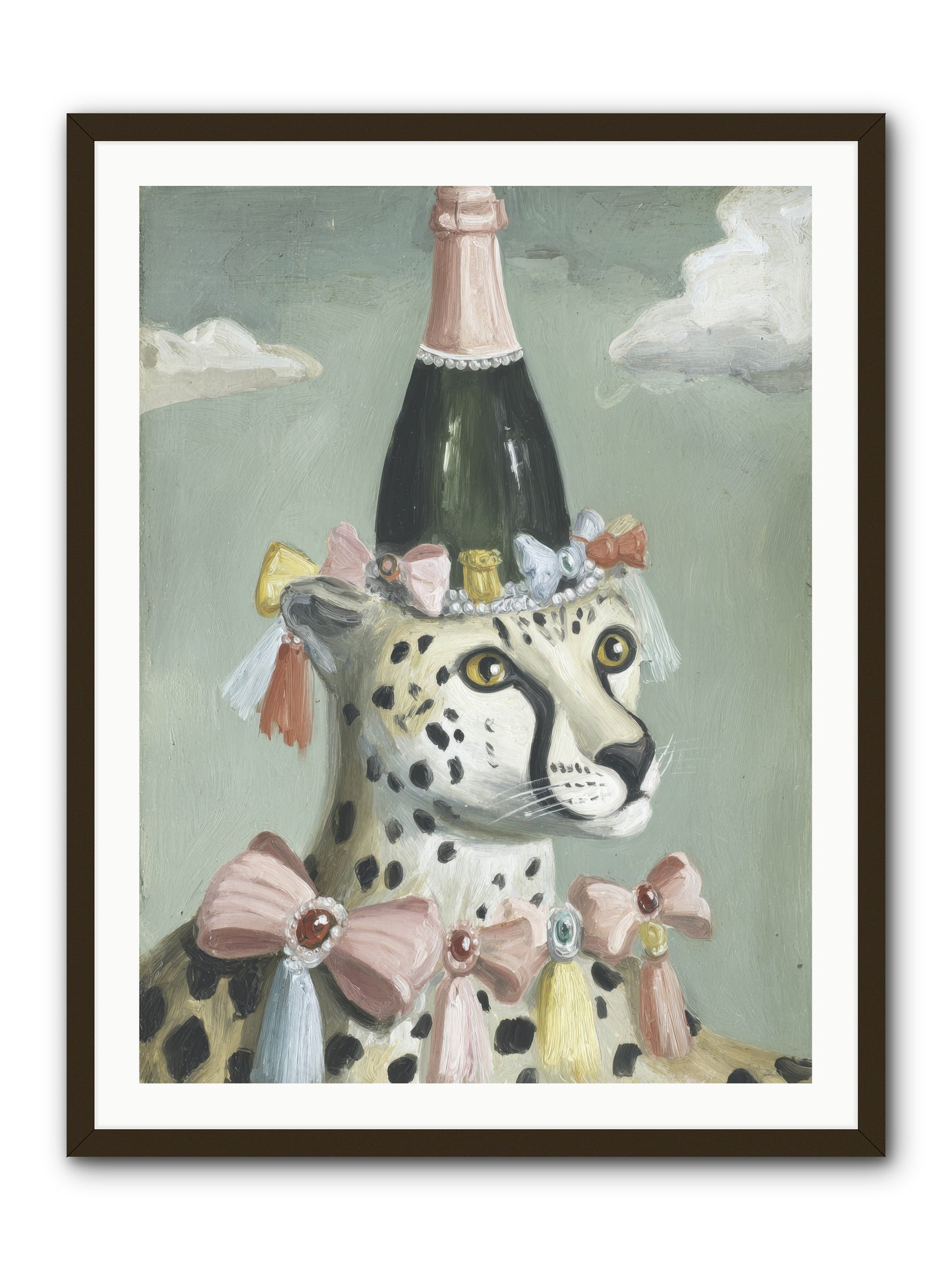 The Dazzling Interlude -- Framed Print - Black 30x40