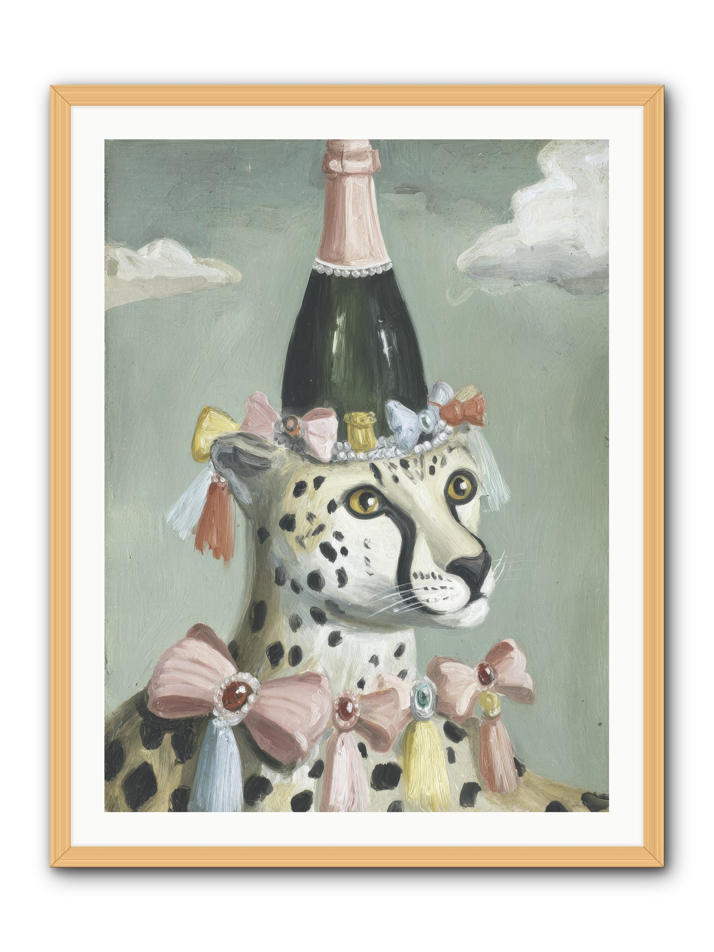 The Dazzling Interlude -- Framed Print - Natural 30x40