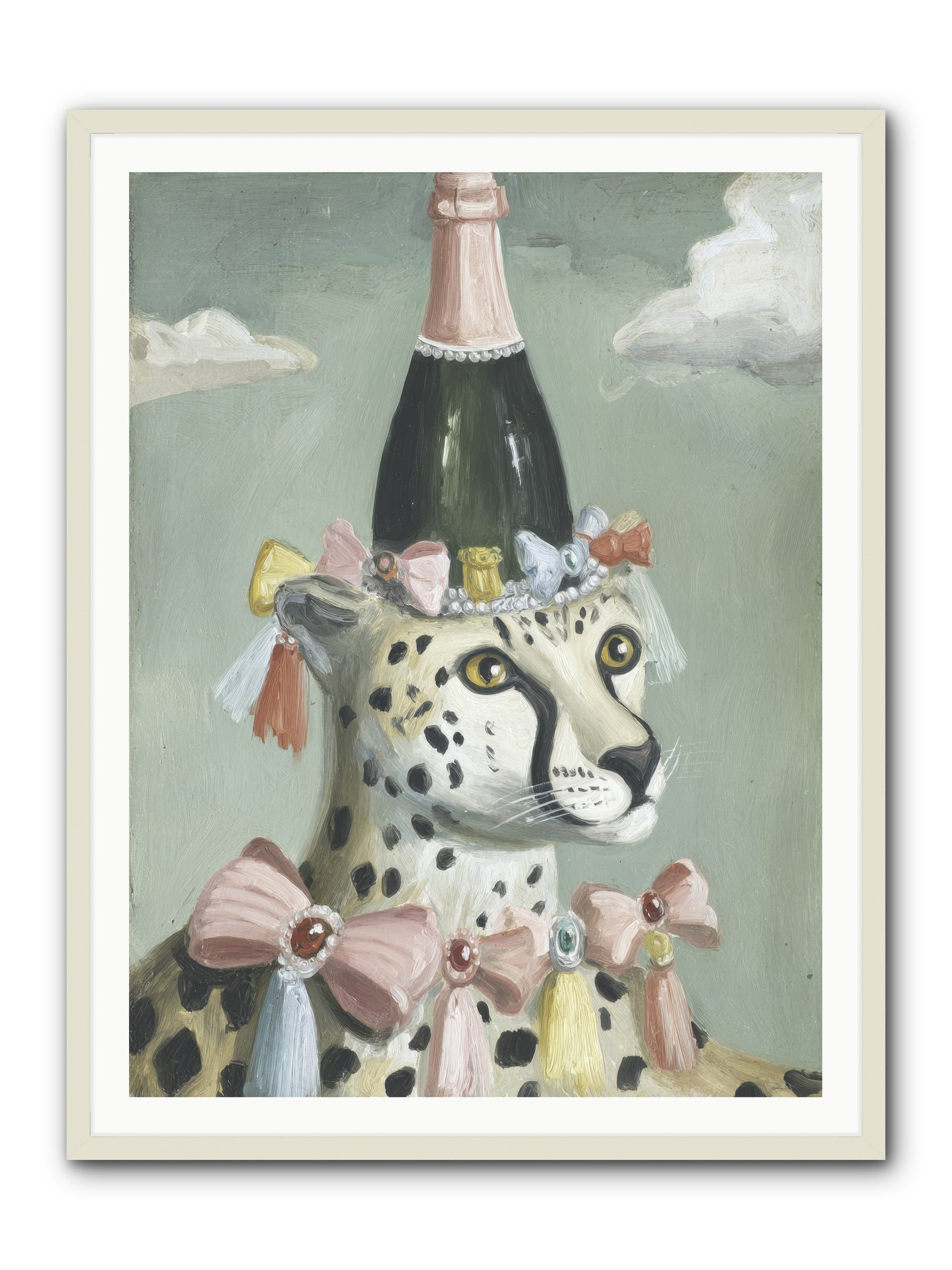 The Dazzling Interlude -- Framed Print - White 36x48