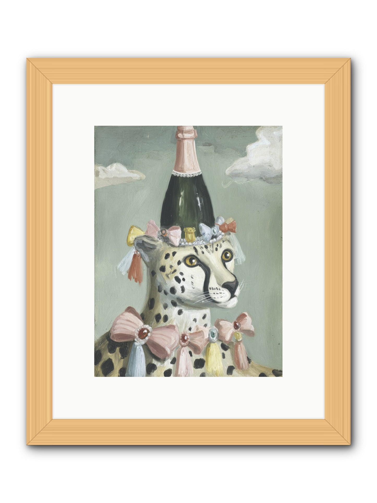 The Dazzling Interlude -- Framed Print - Natural 9x12