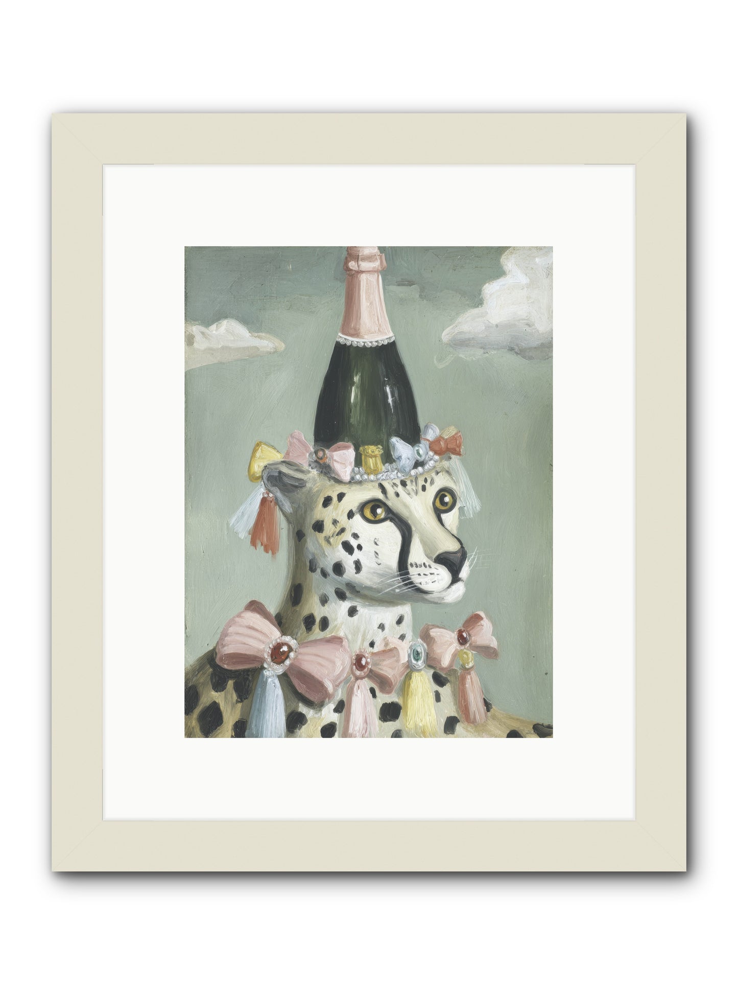 The Dazzling Interlude -- Framed Print - White 9x12