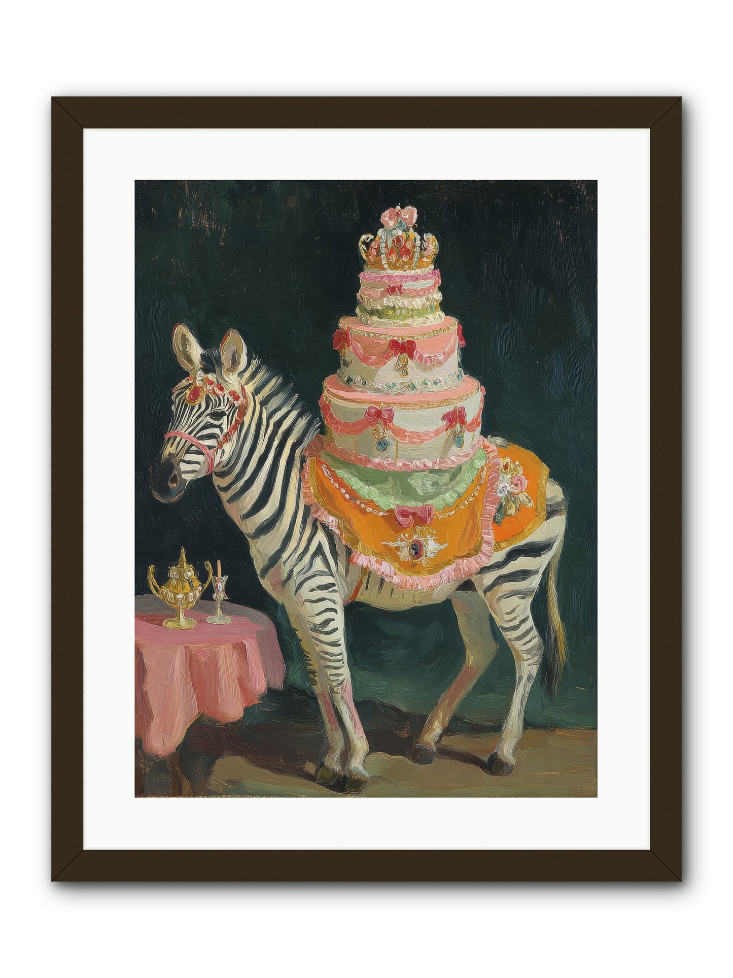 The Decadent Interlude -- Framed Print - Black 18x24
