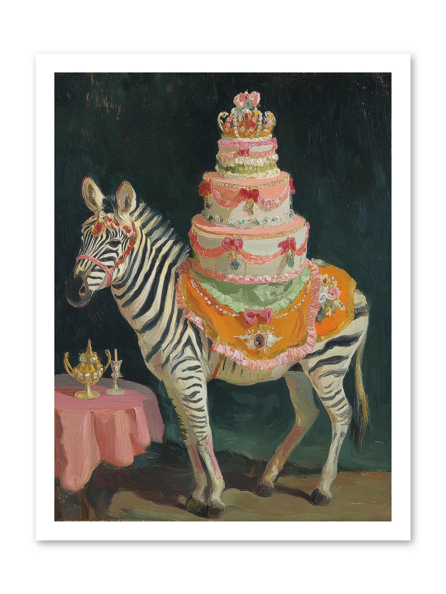 The Decadent Interlude -- Loose Canvas Print 18x24