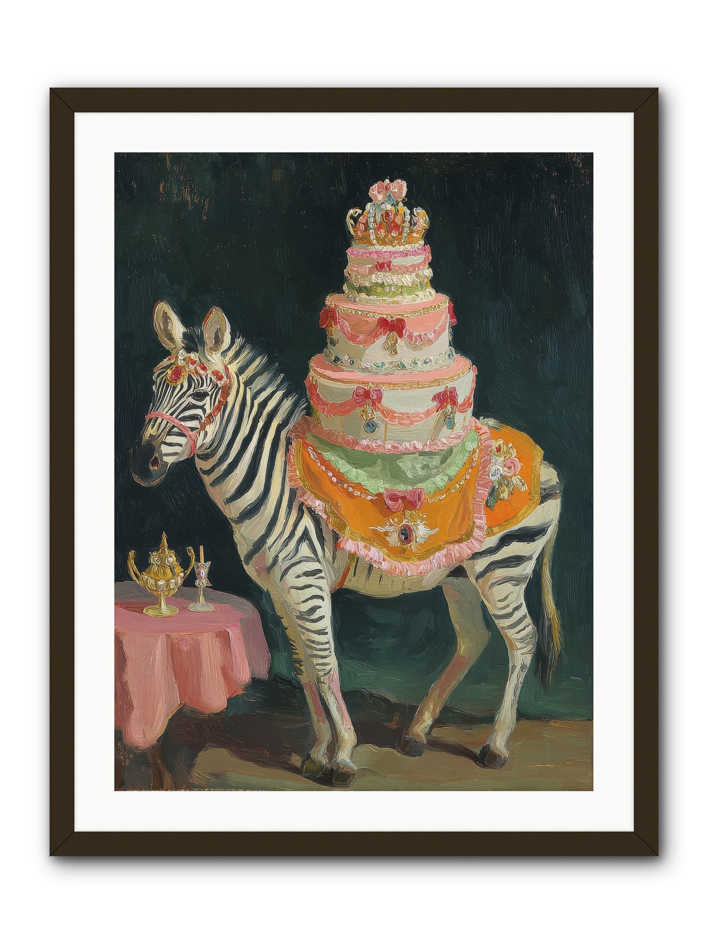 The Decadent Interlude -- Framed Print - Black 24x32