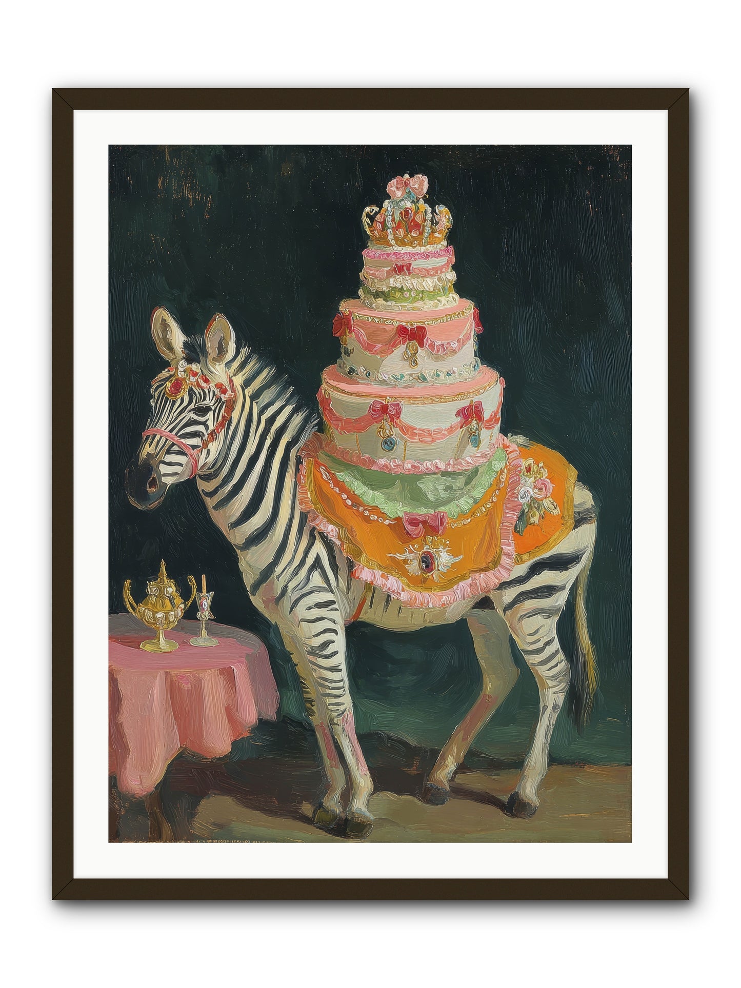 The Decadent Interlude -- Framed Print - Black 30x40