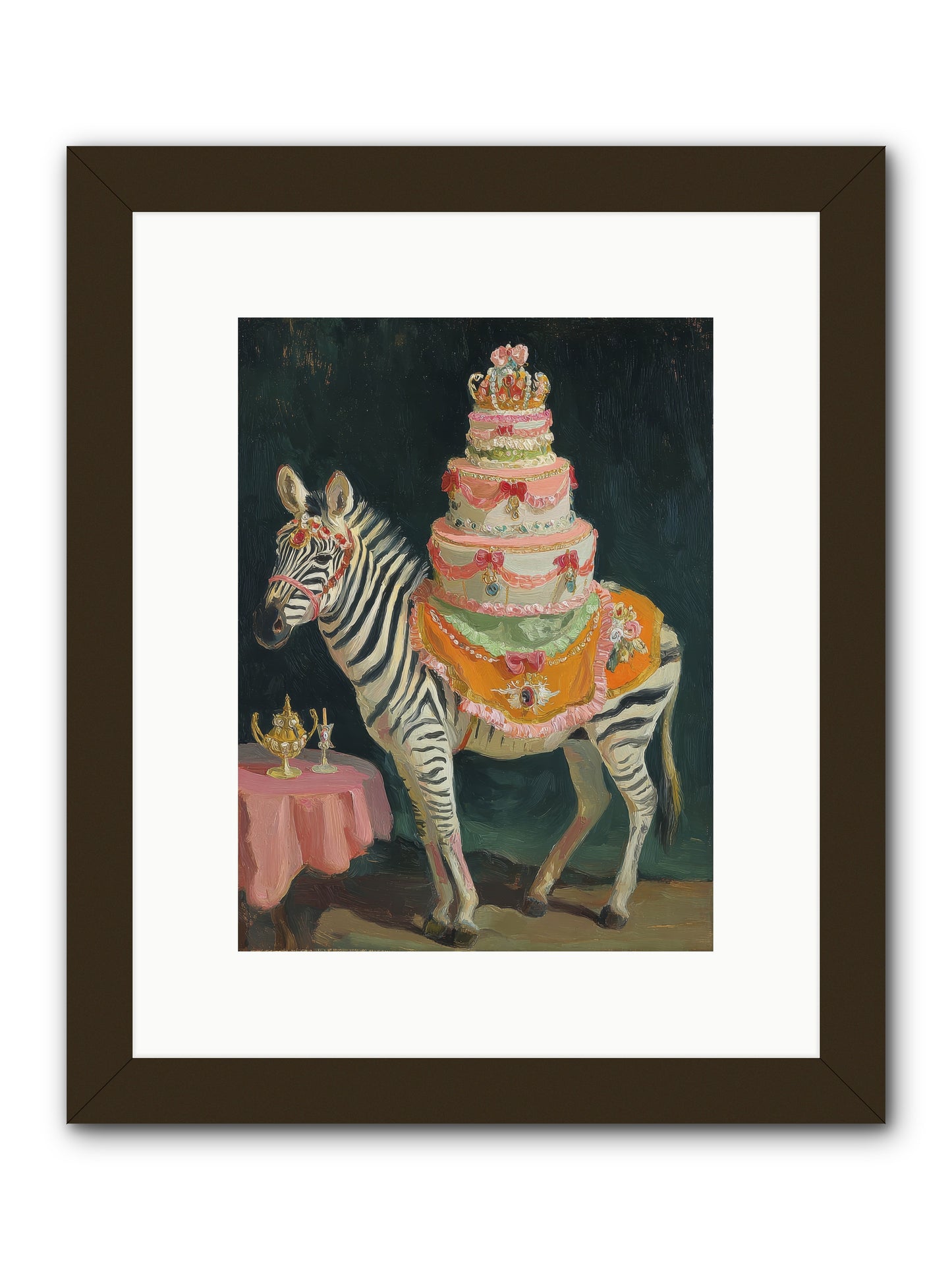 The Decadent Interlude -- Framed Print - Black 9x12