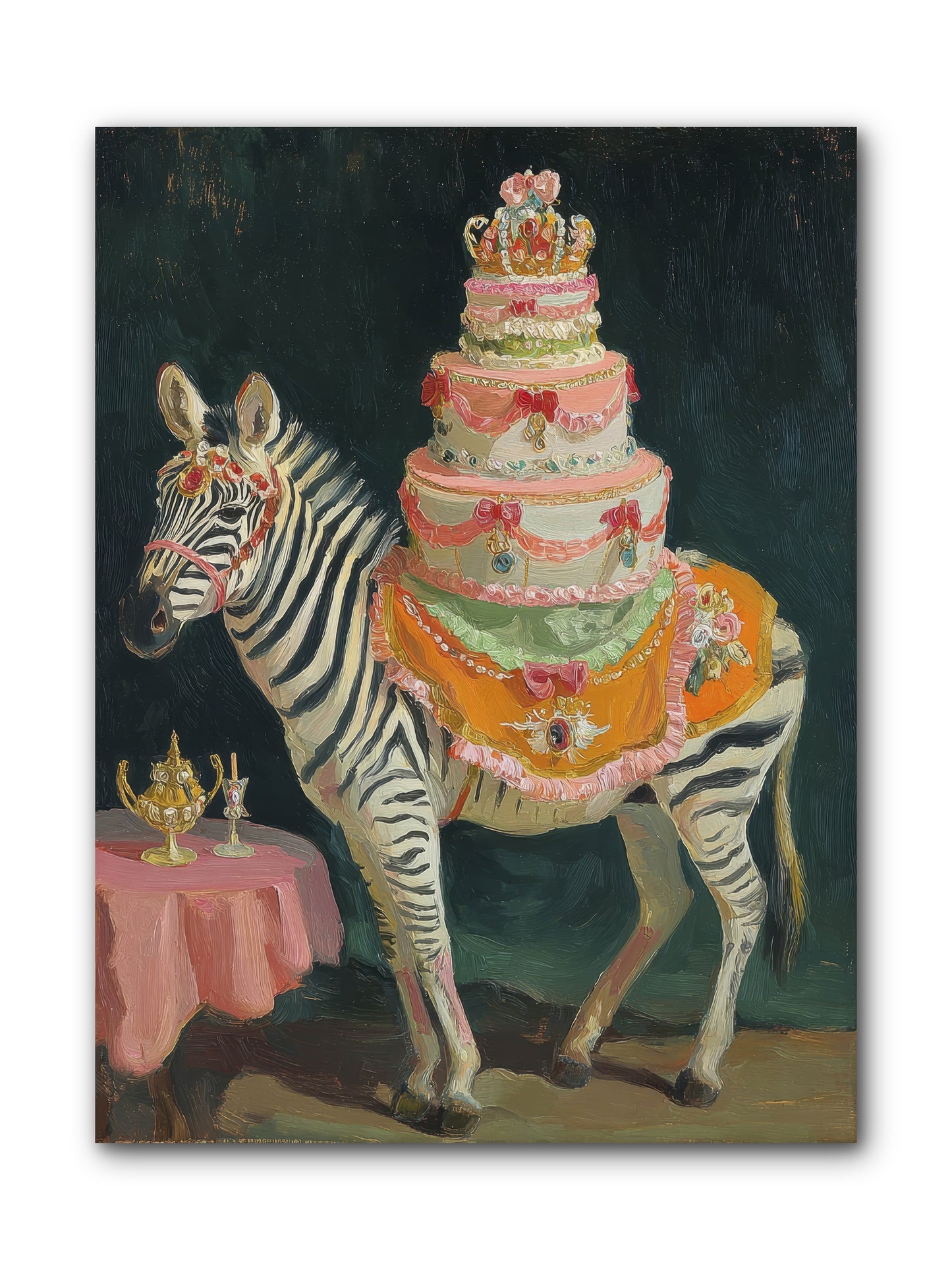The Decadent Interlude -- Wrapped Canvas 9x12