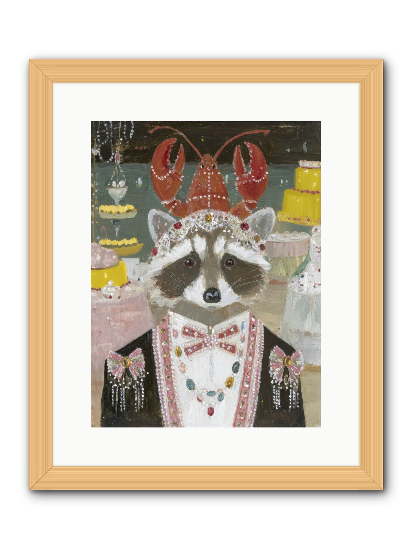The Delicious Hour -- Framed Print - Natural 12x16