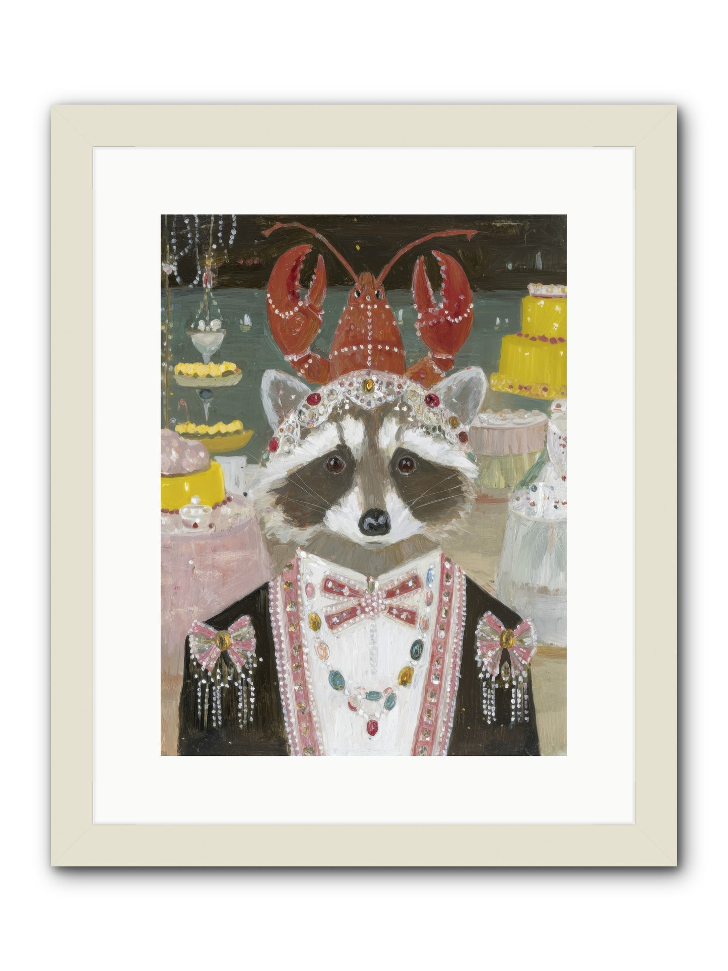 The Delicious Hour -- Framed Print - White 12x16