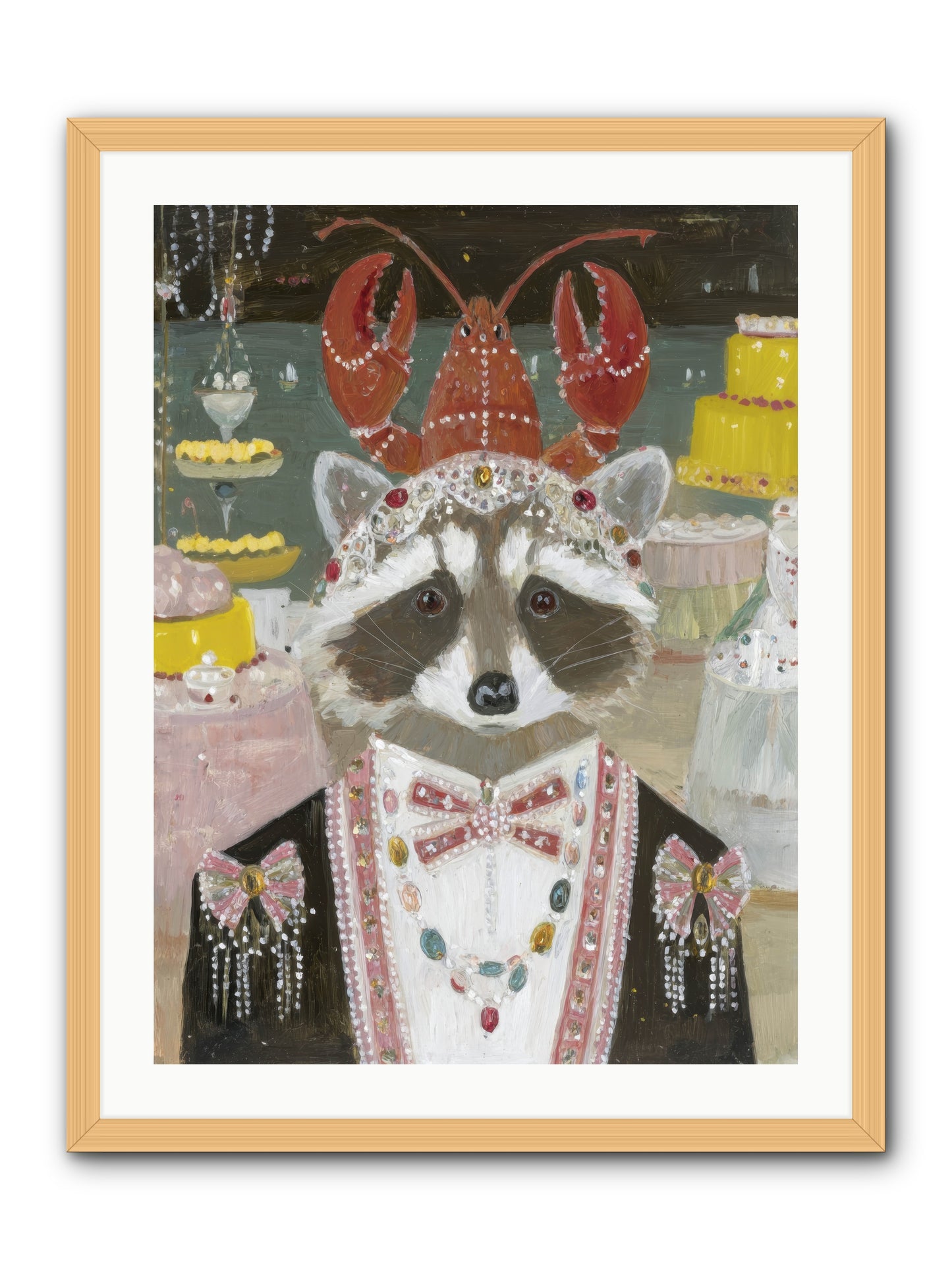 The Delicious Hour -- Framed Print - Natural 24x32