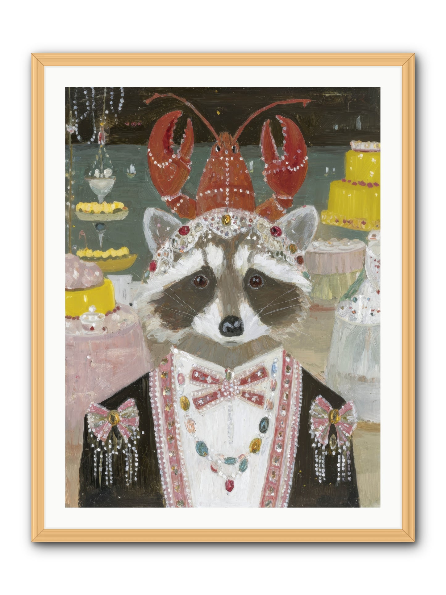 The Delicious Hour -- Framed Print - Natural 30x40