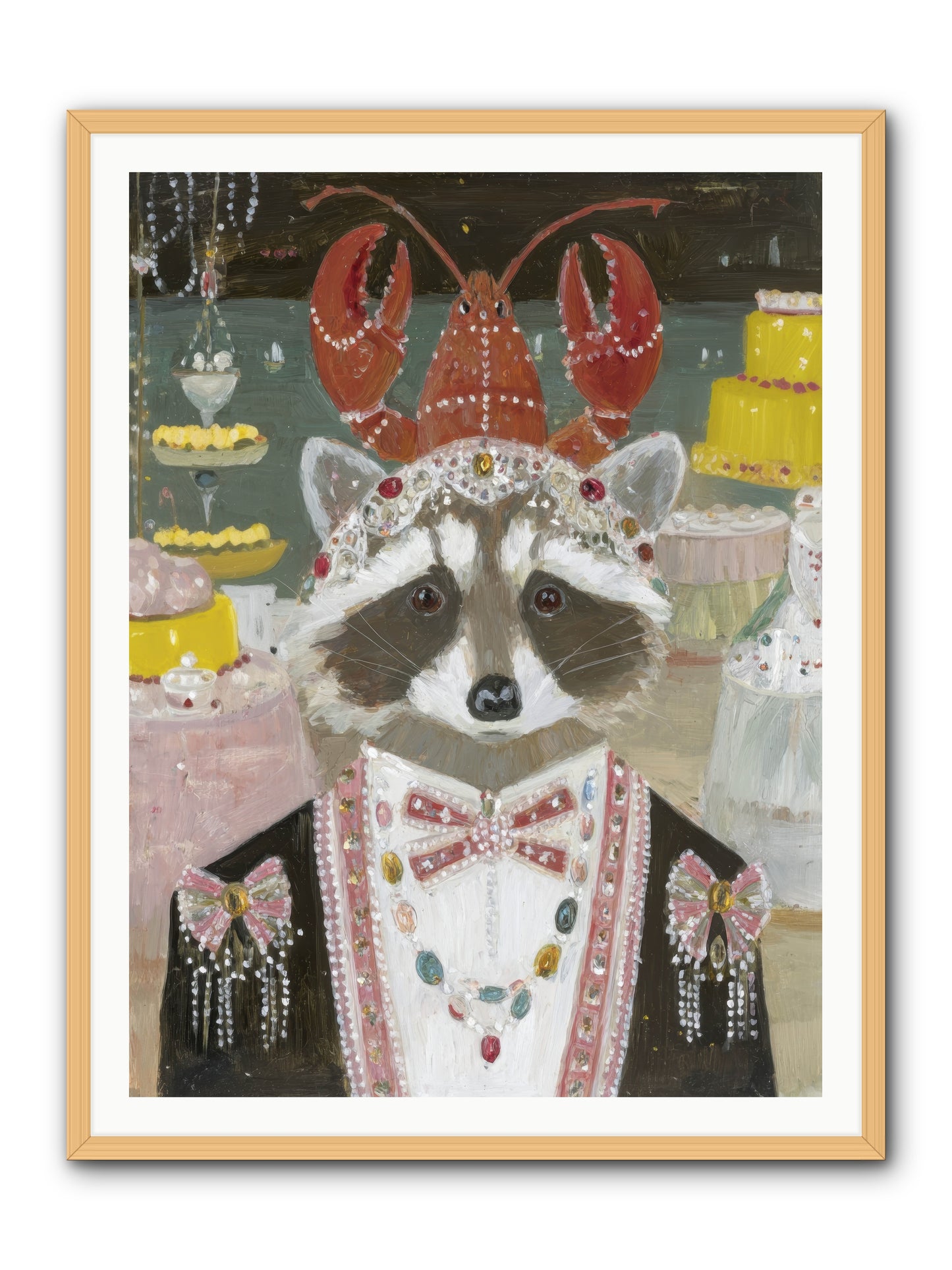 The Delicious Hour -- Framed Print - Natural 36x48