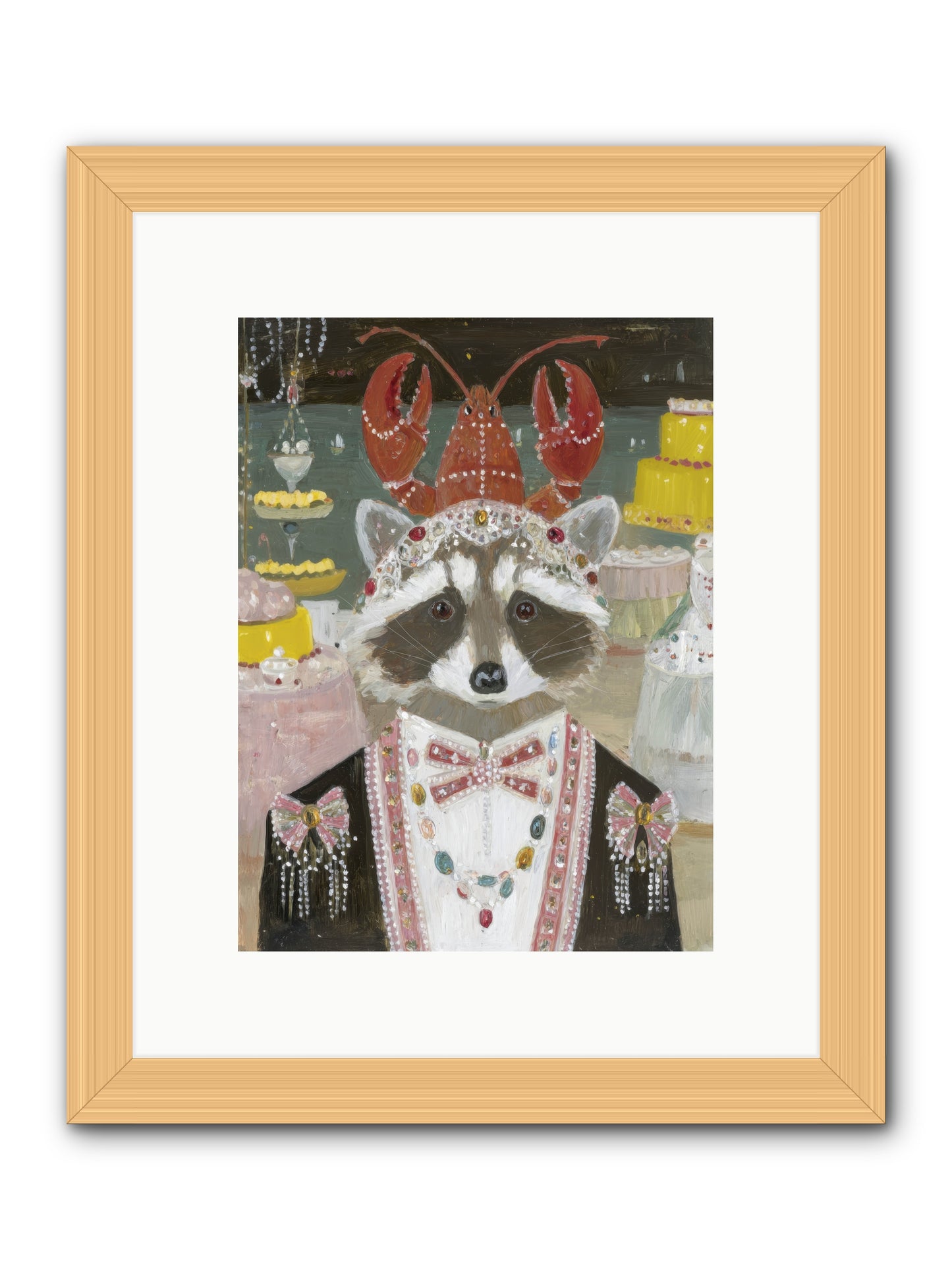 The Delicious Hour -- Framed Print - Natural 9x12