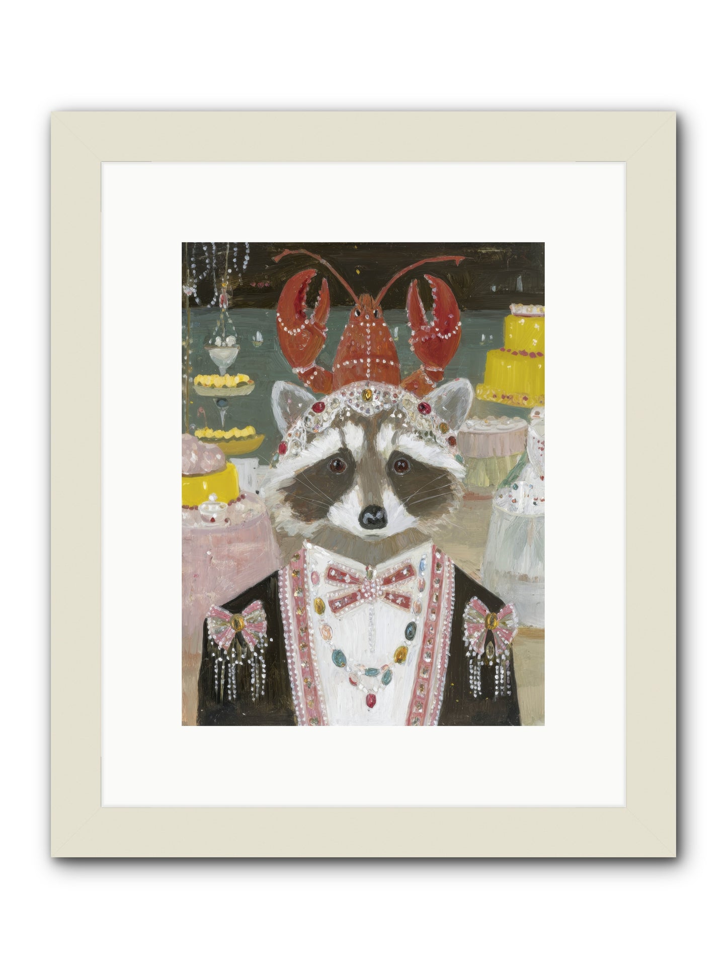 The Delicious Hour -- Framed Print - White 9x12