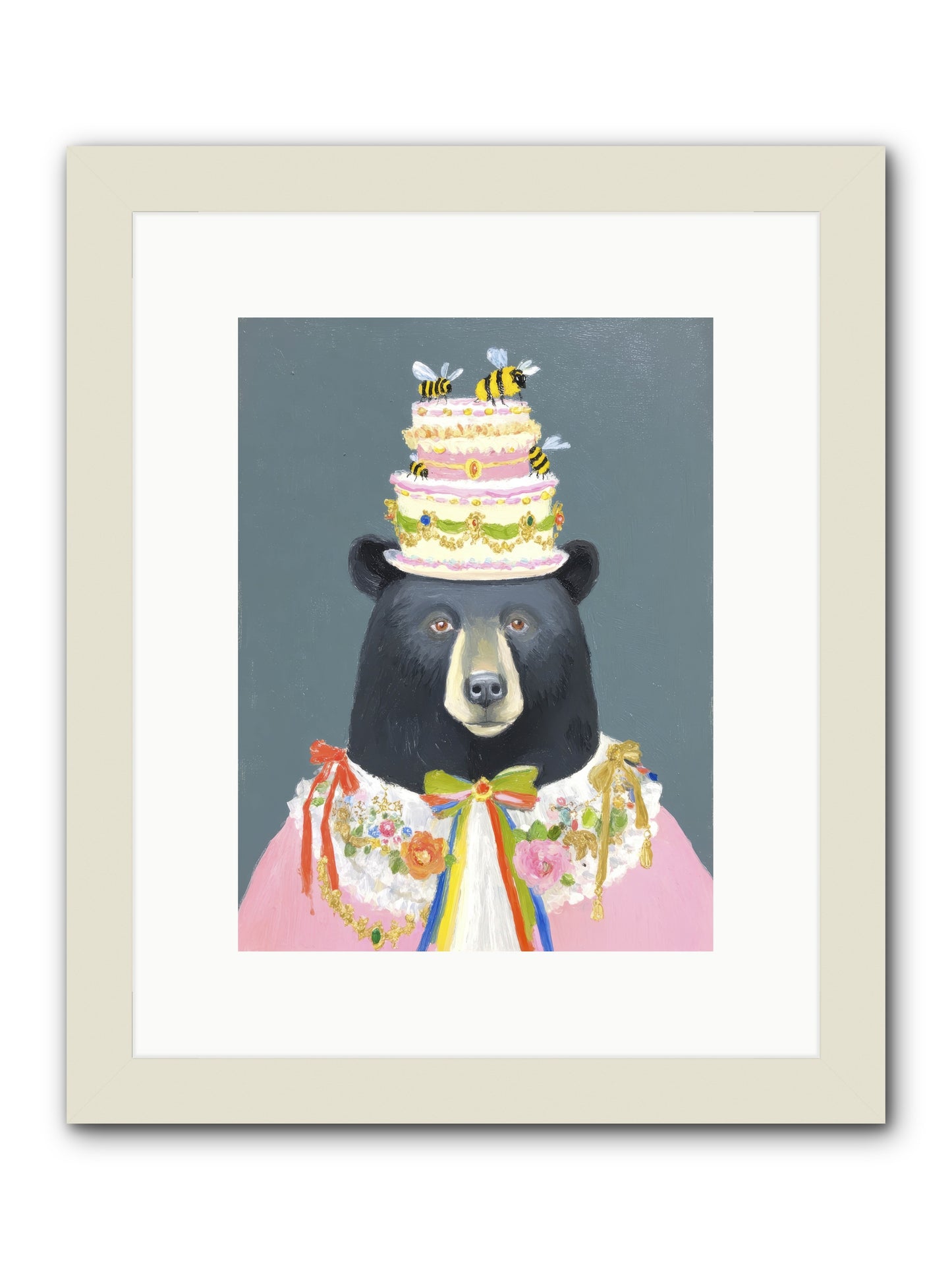 The Delightful Affair -- Framed Print - White 9x12