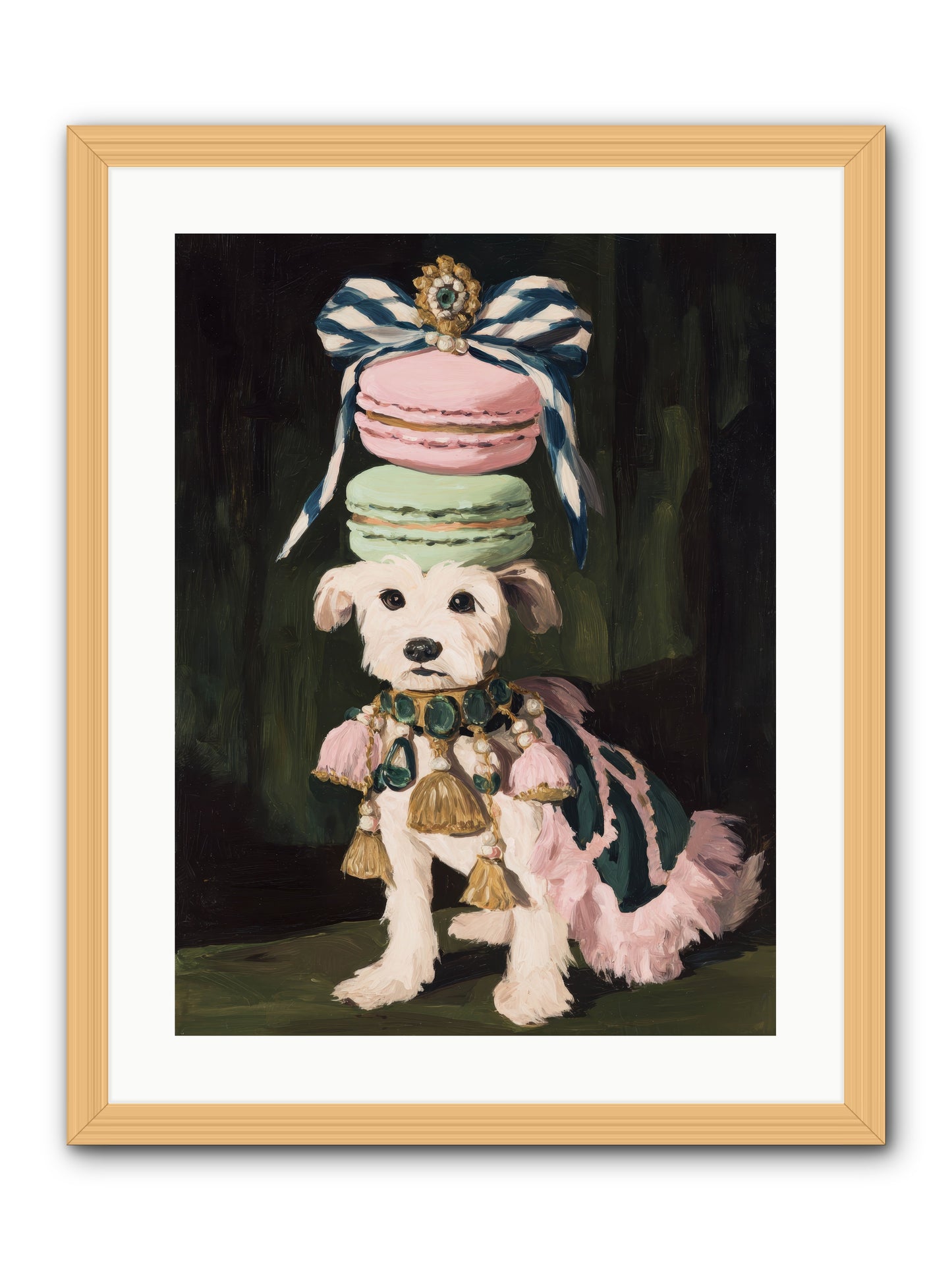 The Delirious Hour -- Framed Print - Natural 18x24