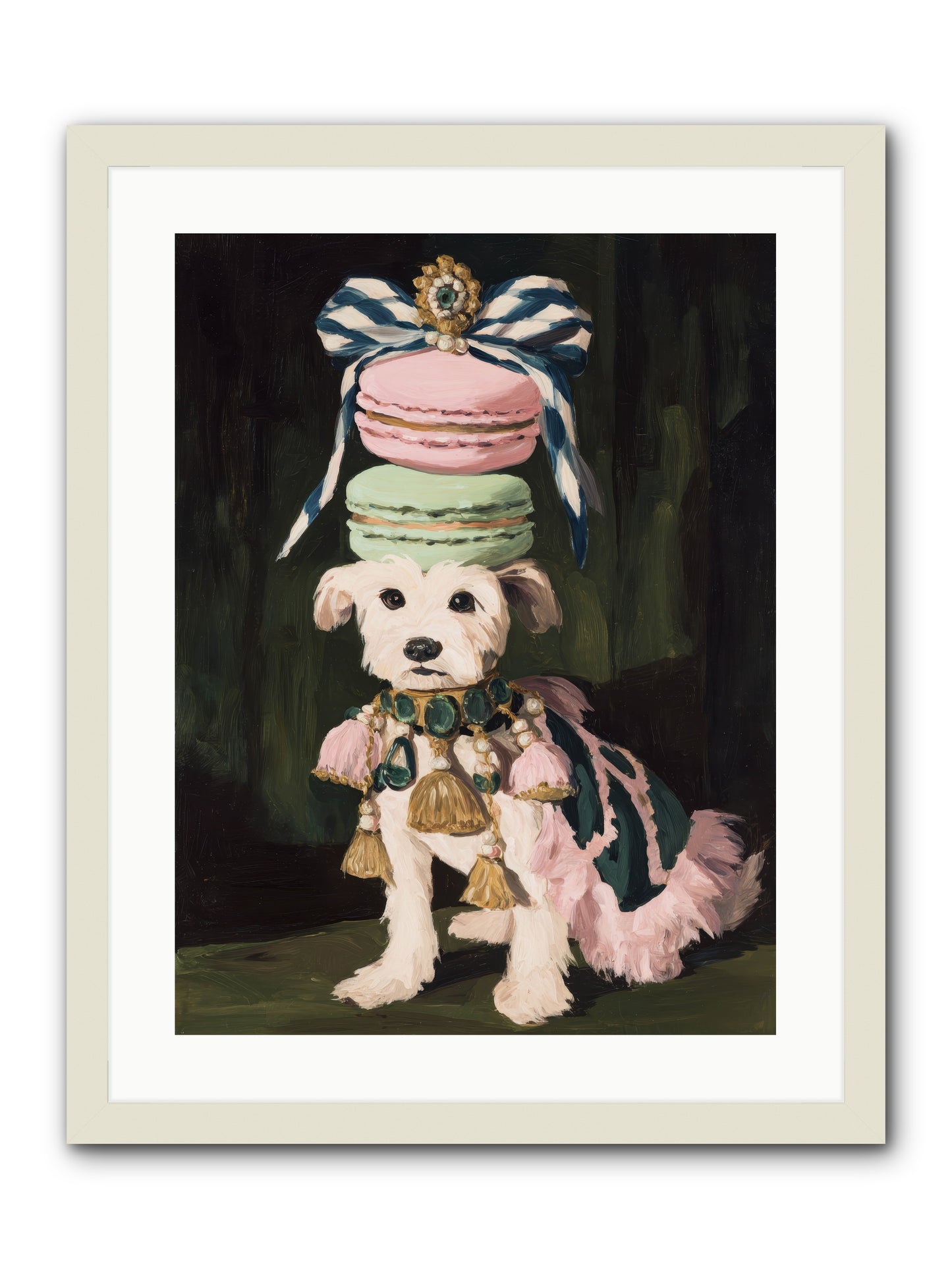 The Delirious Hour -- Framed Print - White 18x24